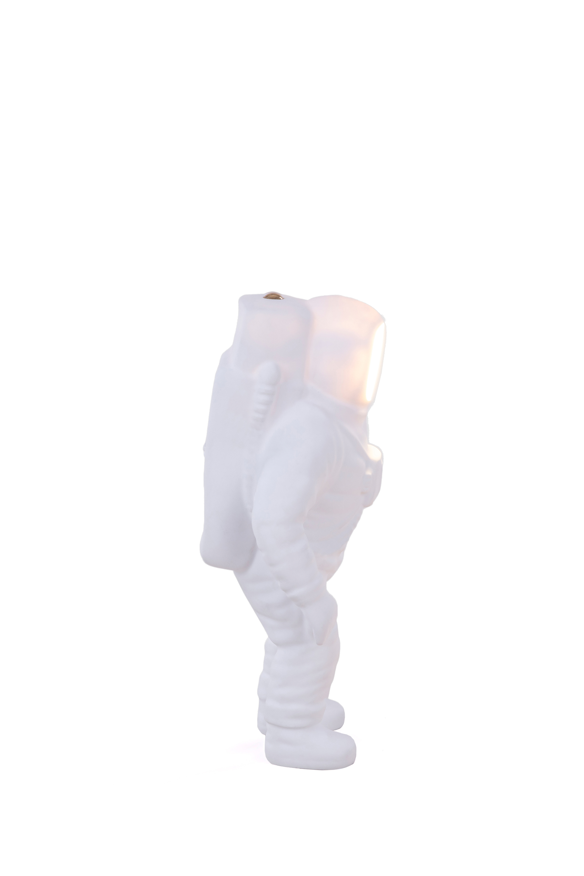 Diesel - 10939COSMIC FLASHING, Unisex's Resin rechargeable led table lamp "Cosmic-flashing starman" in White - 2