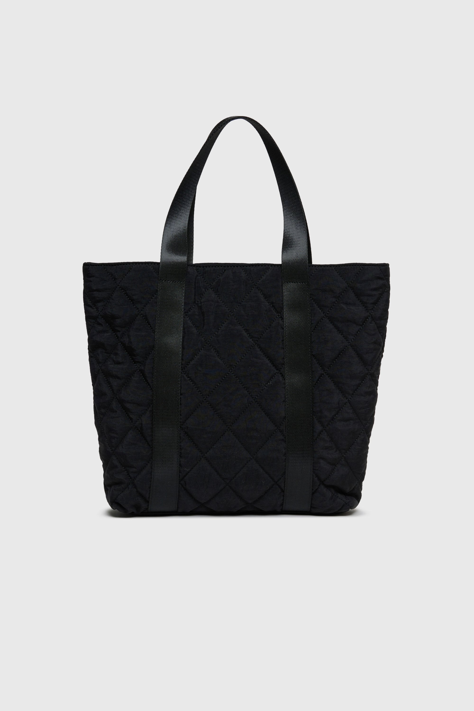 Diesel - WMONTY, Woman's WMONTY - Tote bag in quilted nylon in Black - 2