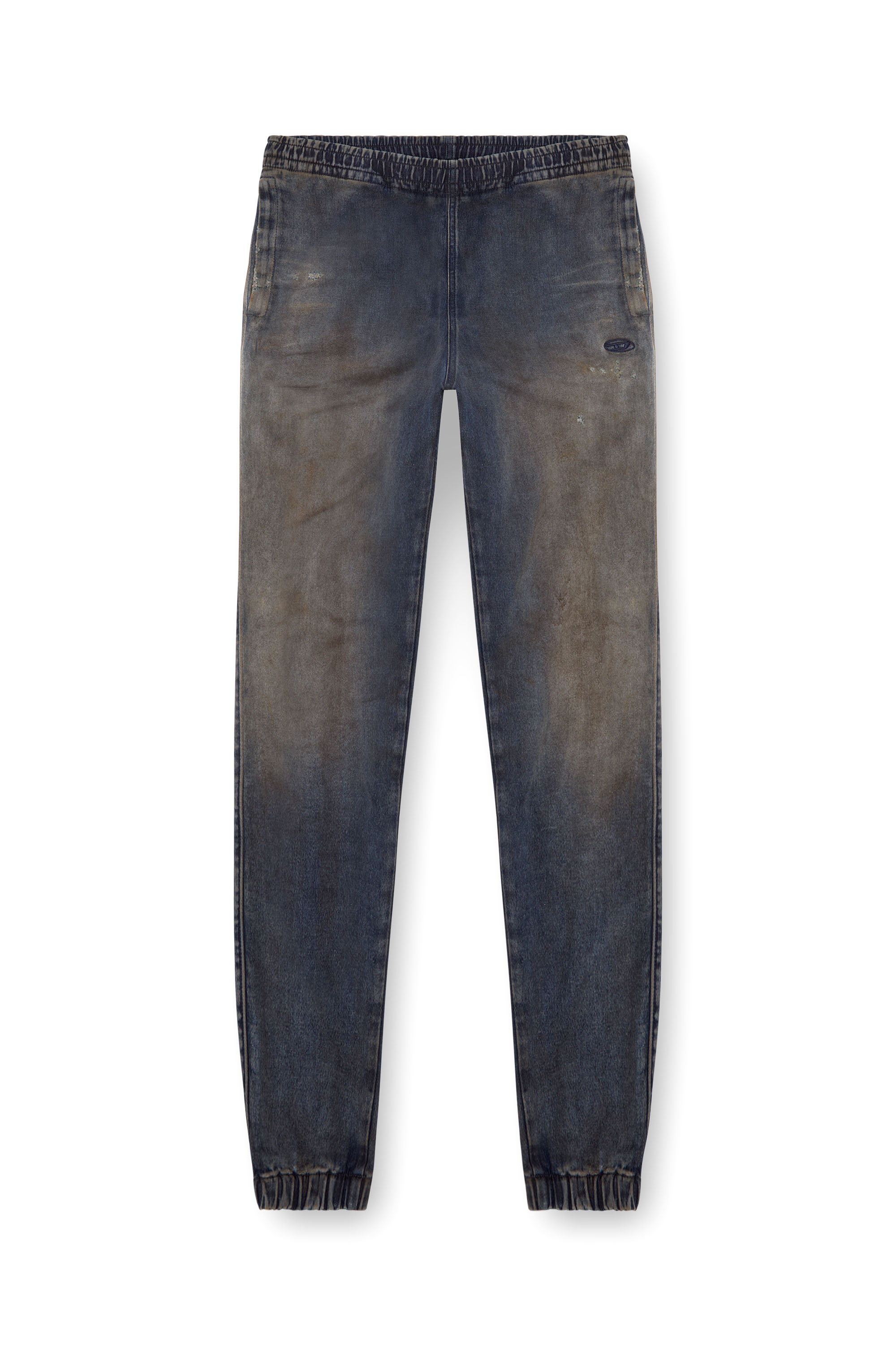 Diesel - Man's Slim D-Labb Track denim 068LV, Dark Blue - 3