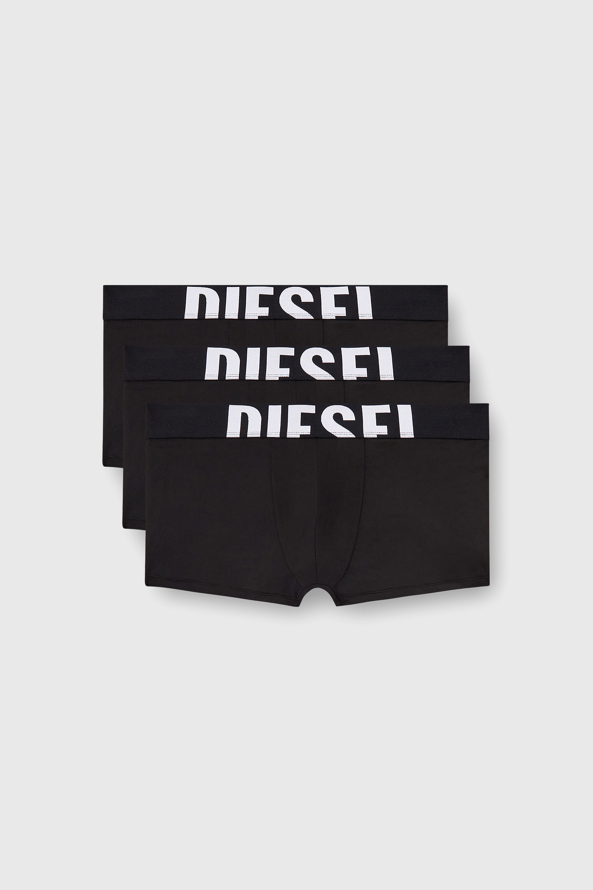 Diesel - DAMIEN-D-POP-3PACK-55, Man's Three-pack boxer briefs in microfibre in Black - 1