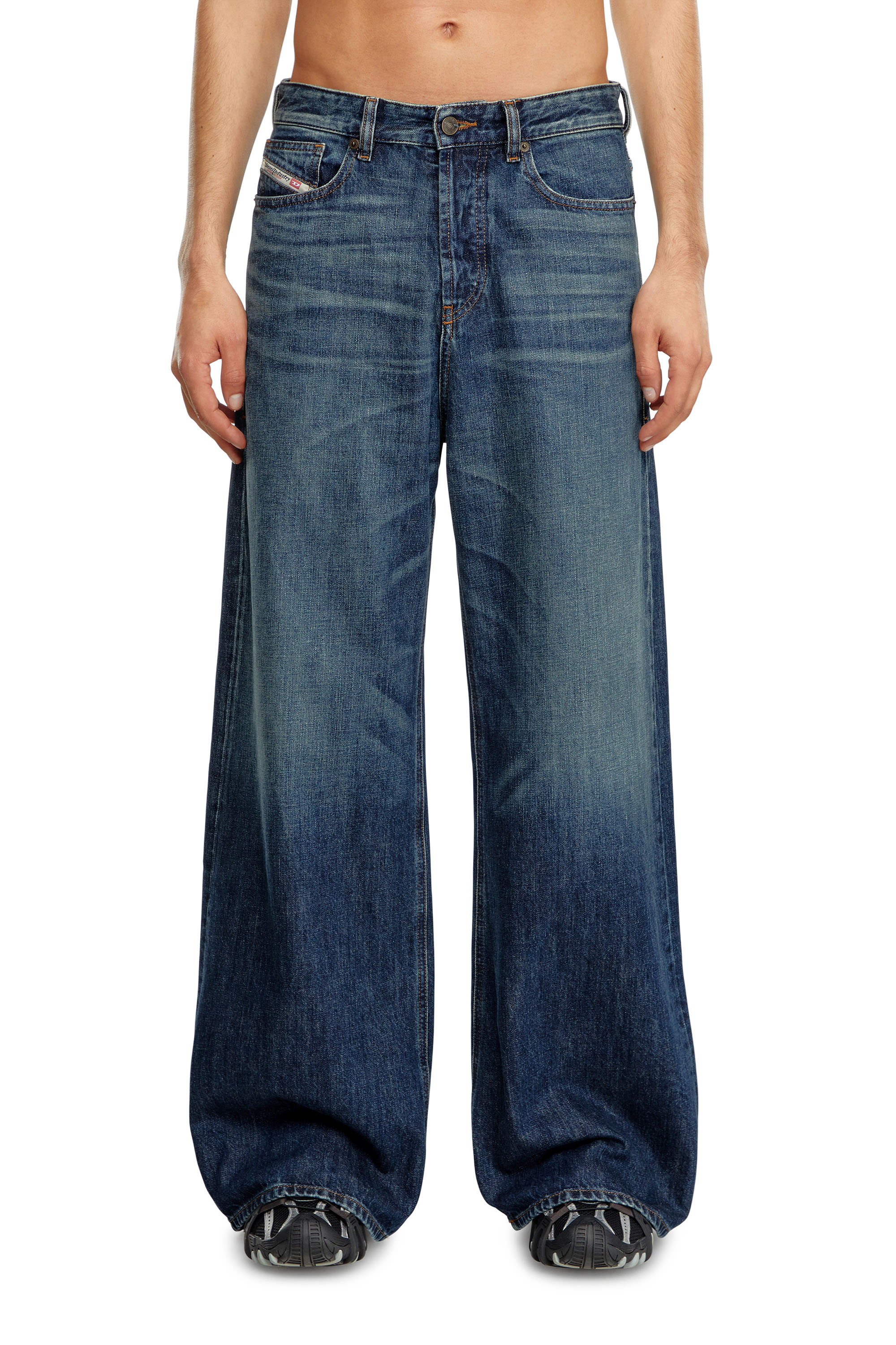 Relaxed Jeans 1996 D-Sire 09H59, Dark Blue Diesel - Woman's Relaxed Jeans 1996 D-Sire 09H59, Dark Blue - 6