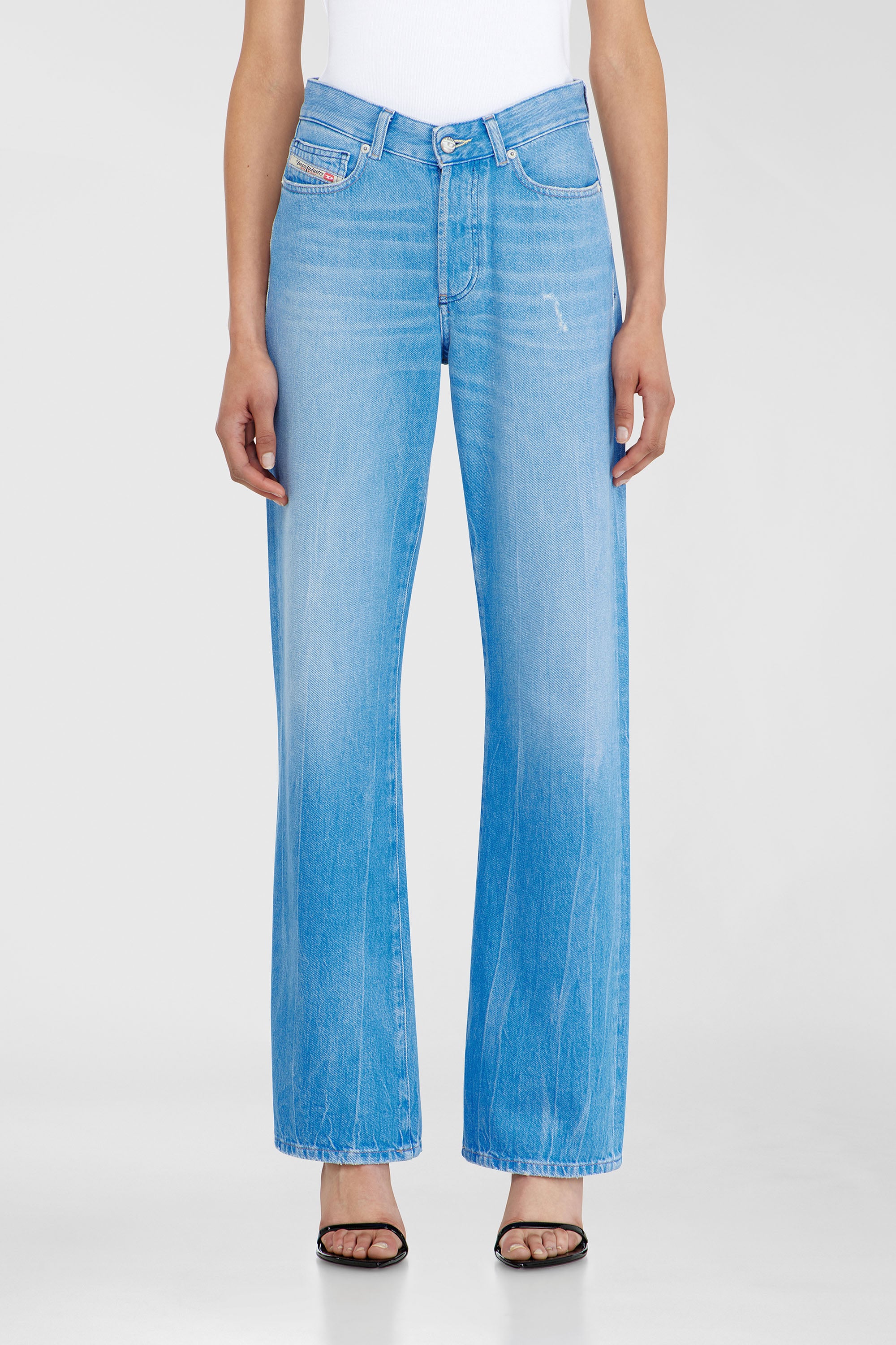 Diesel - Woman's Regular Jeans 1971 D-Sent 09P88, Light Blue - 1