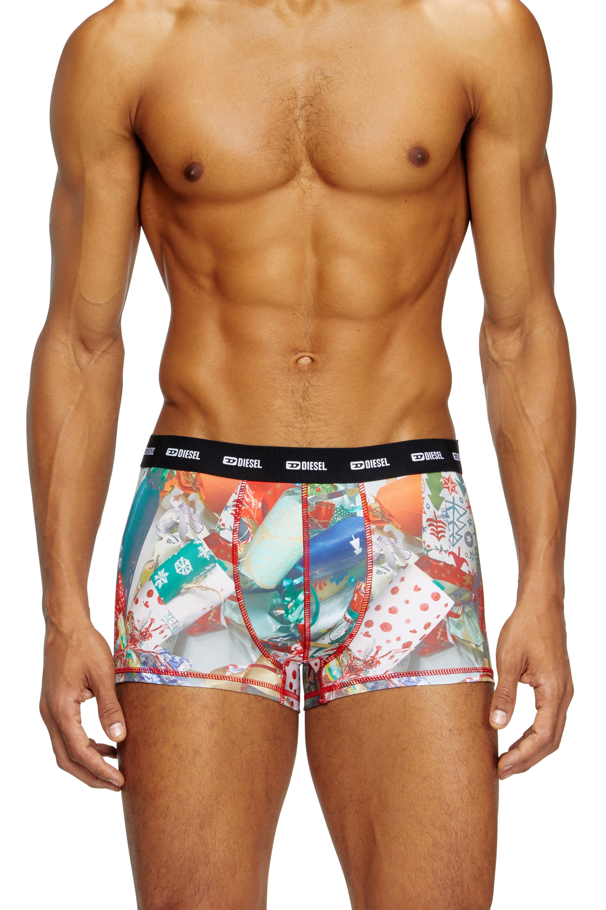 Diesel - DAMIEN-UTLT, Man's Stretch boxers with all-over print in Multicolor - 3