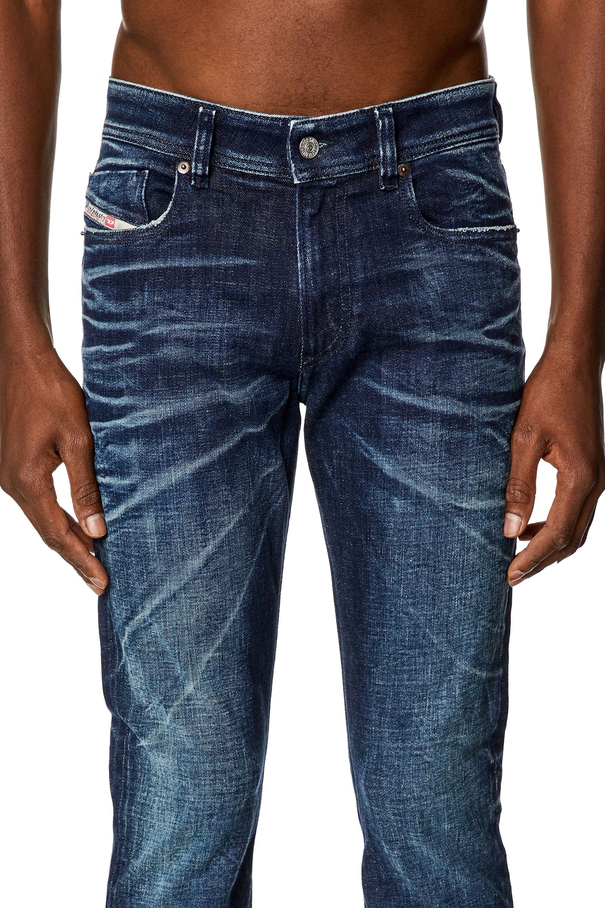 Diesel - Skinny Jeans 1979 Sleenker 09G34, Dark Blue - Image 4