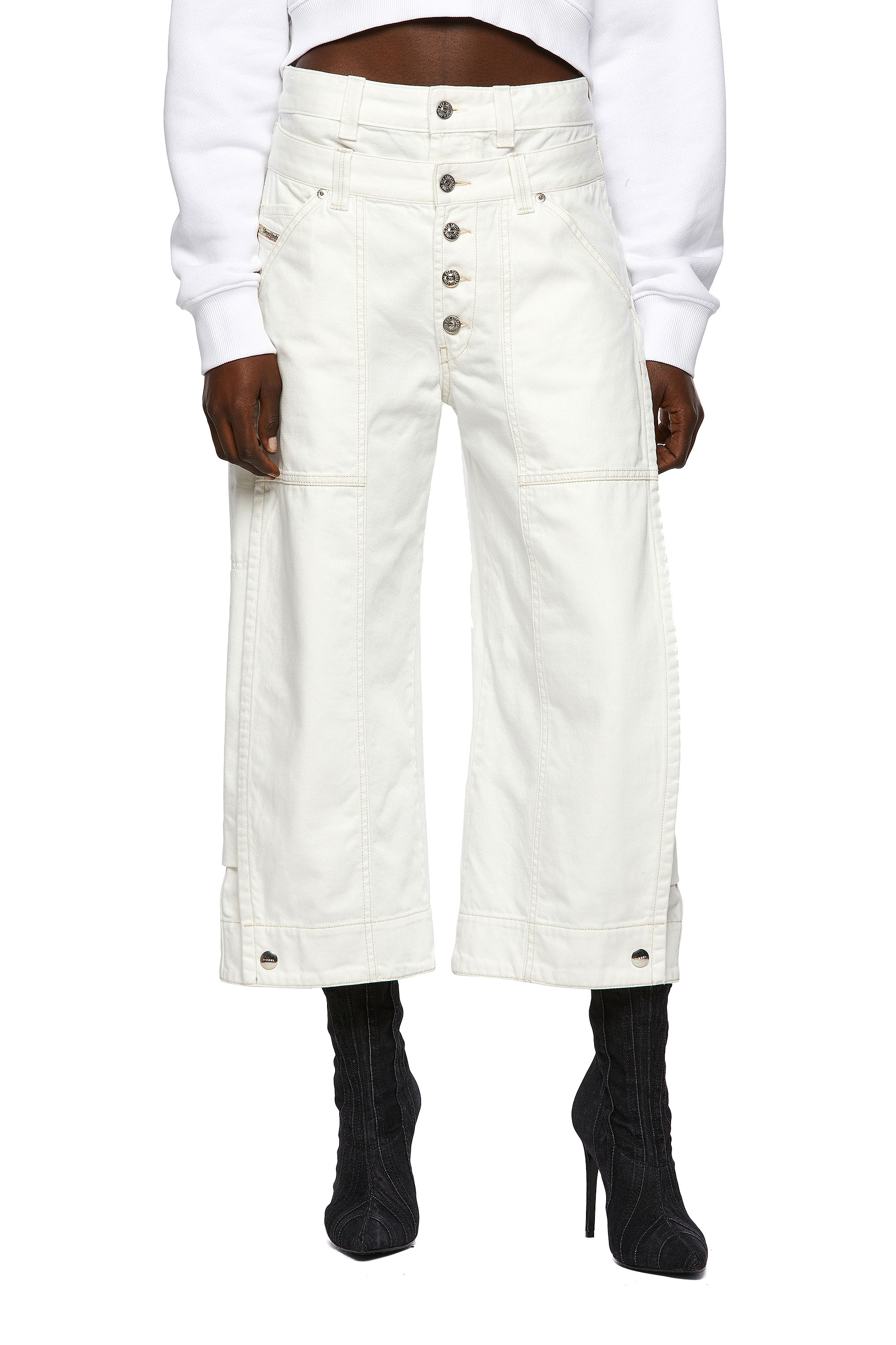 D-Laly 0HDAI, White - Jeans