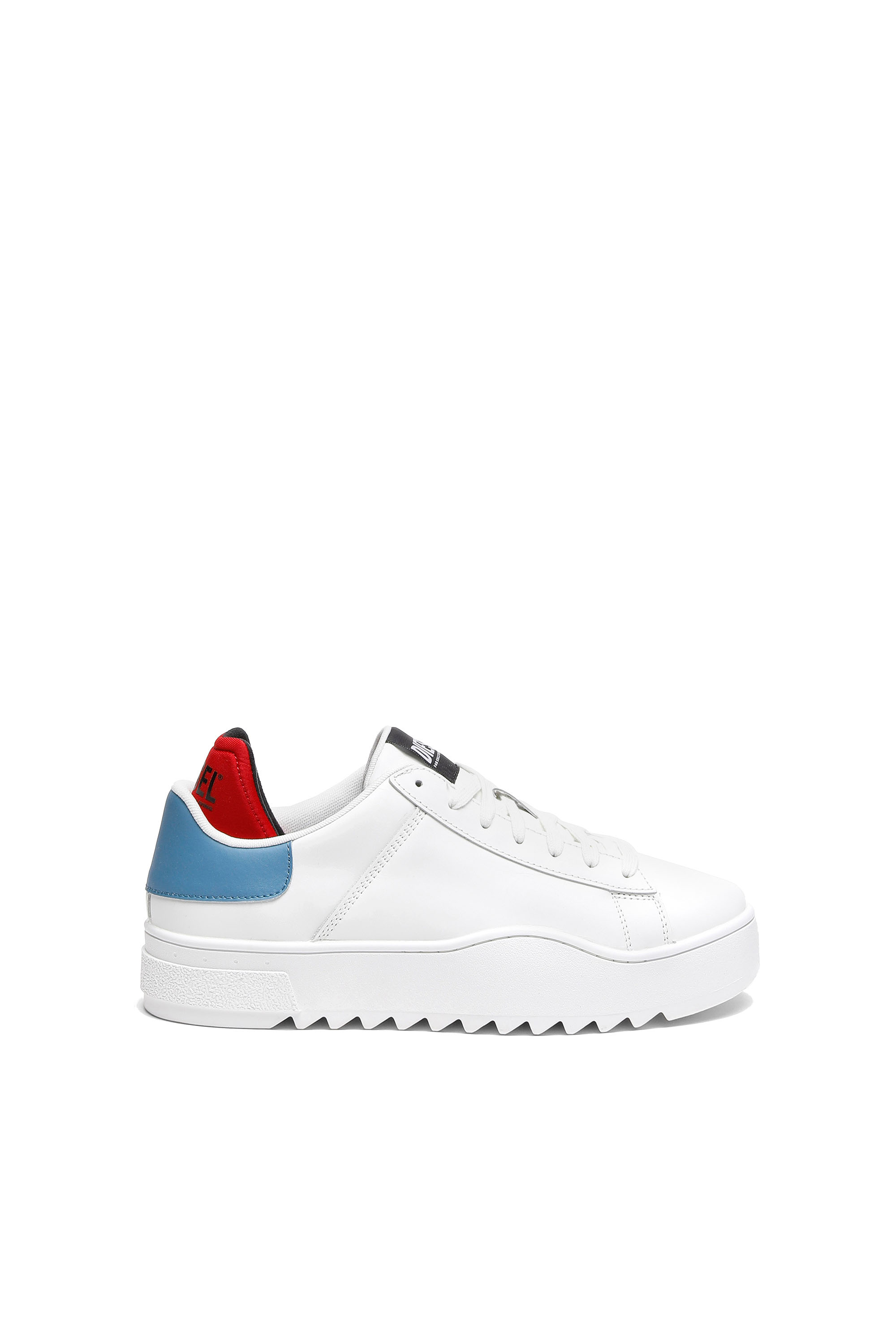 S-SHIKA LOW LACE, White/Blue - Sneakers