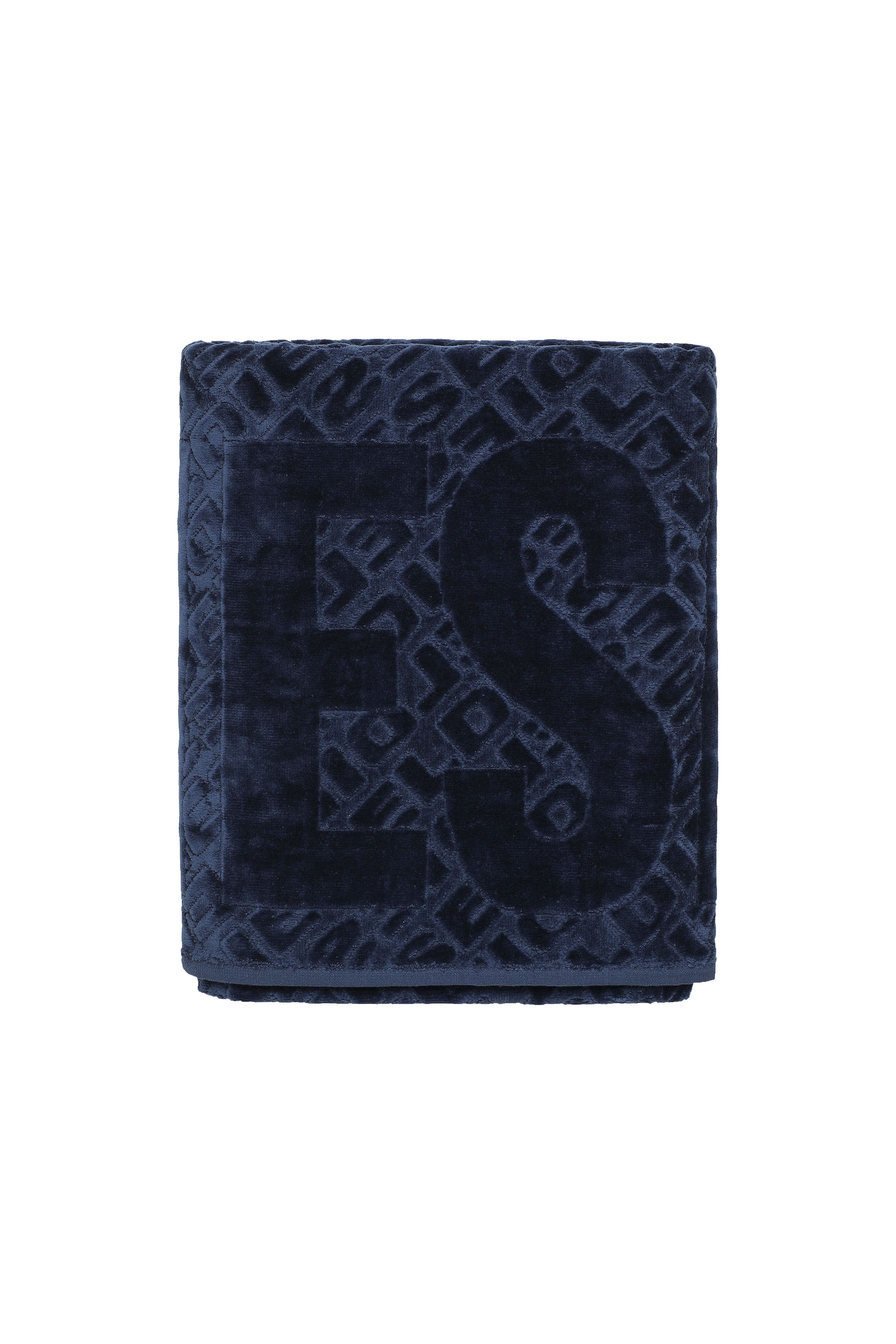 Diesel - TELO 3DLOGO        95X150, Unisex's Gym towel 3D LOGO in Blue - 1