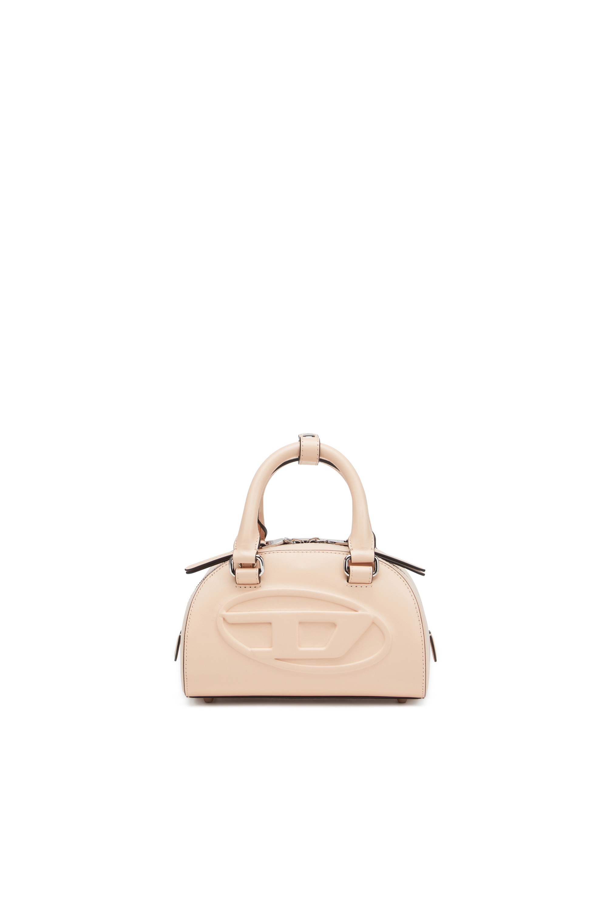 Diesel - 1DR DOME CROSSBODY, Woman's 1DR Dome-Leather mini bowling bag in Pink - 1