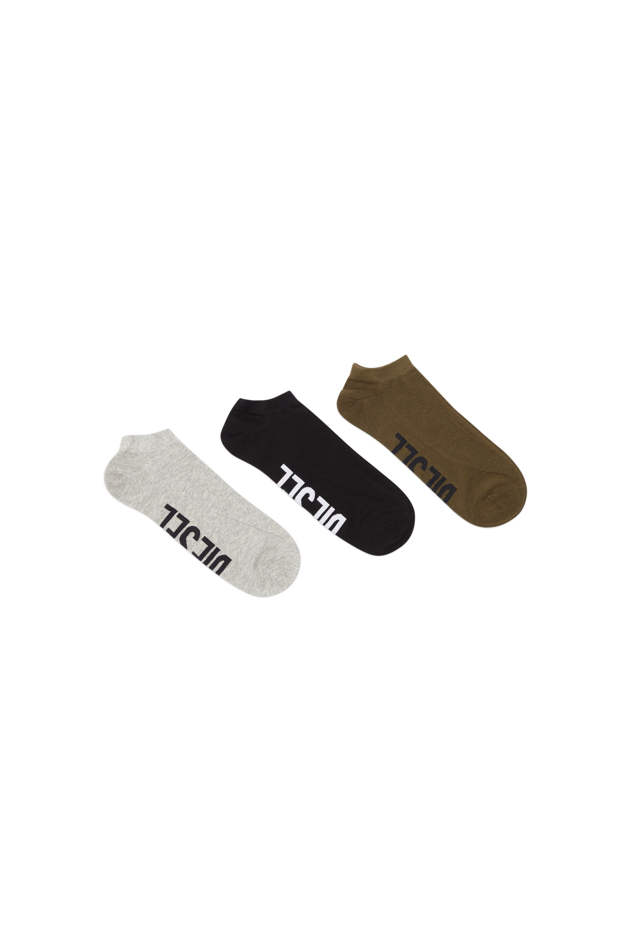SKM-GOST-THREEPACK, Grey/Blue - Socks