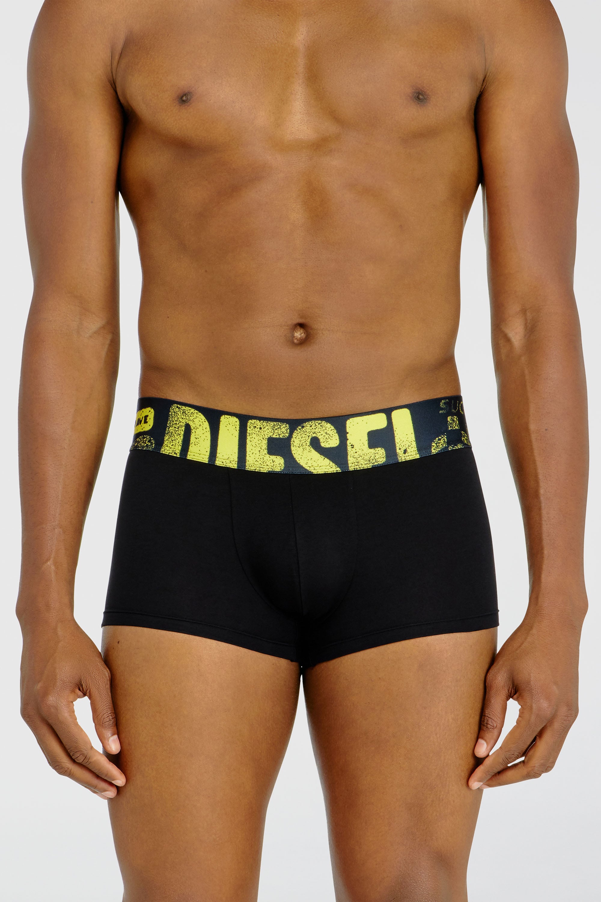 Diesel - UMBX-DAMIENTHREEPACK-5.5EL, Man's Three-pack of trunks with multicoloured logo in Multicolor/Black - 2