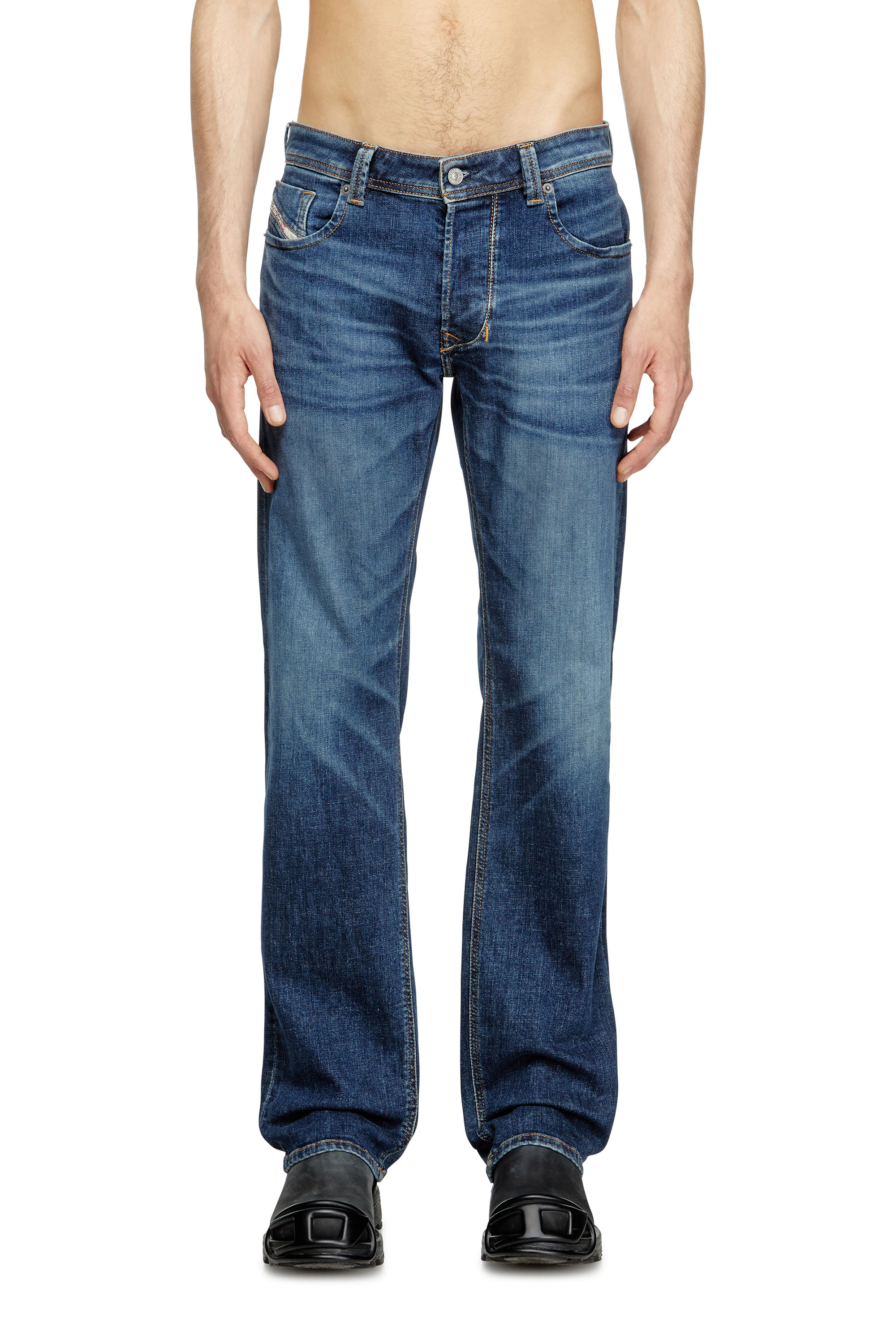 Diesel - Man's Regular Jeans 1985 Larkee 09J47, Dark Blue - 3