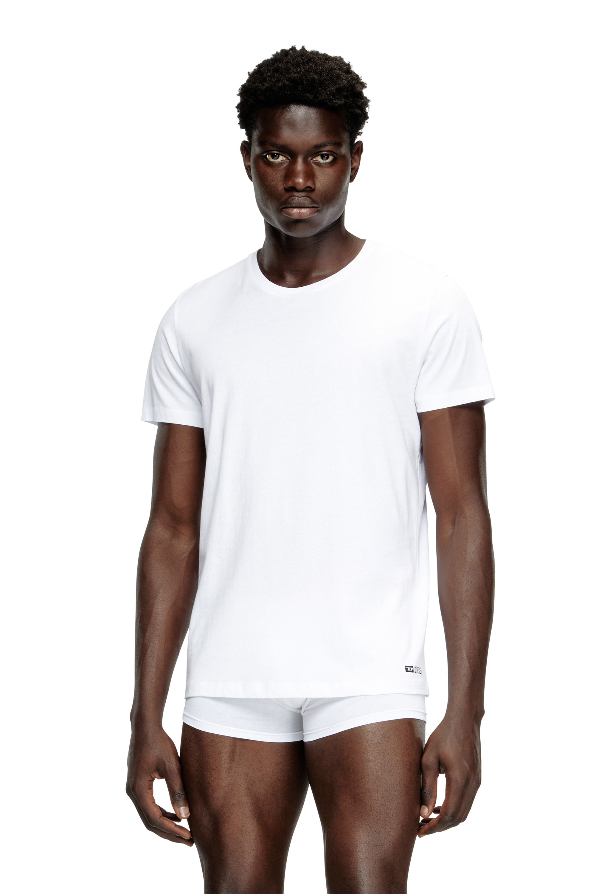 Diesel - RANDAL-D-BOX-3PACK, Man's Three-pack of T-shirts in White - 2