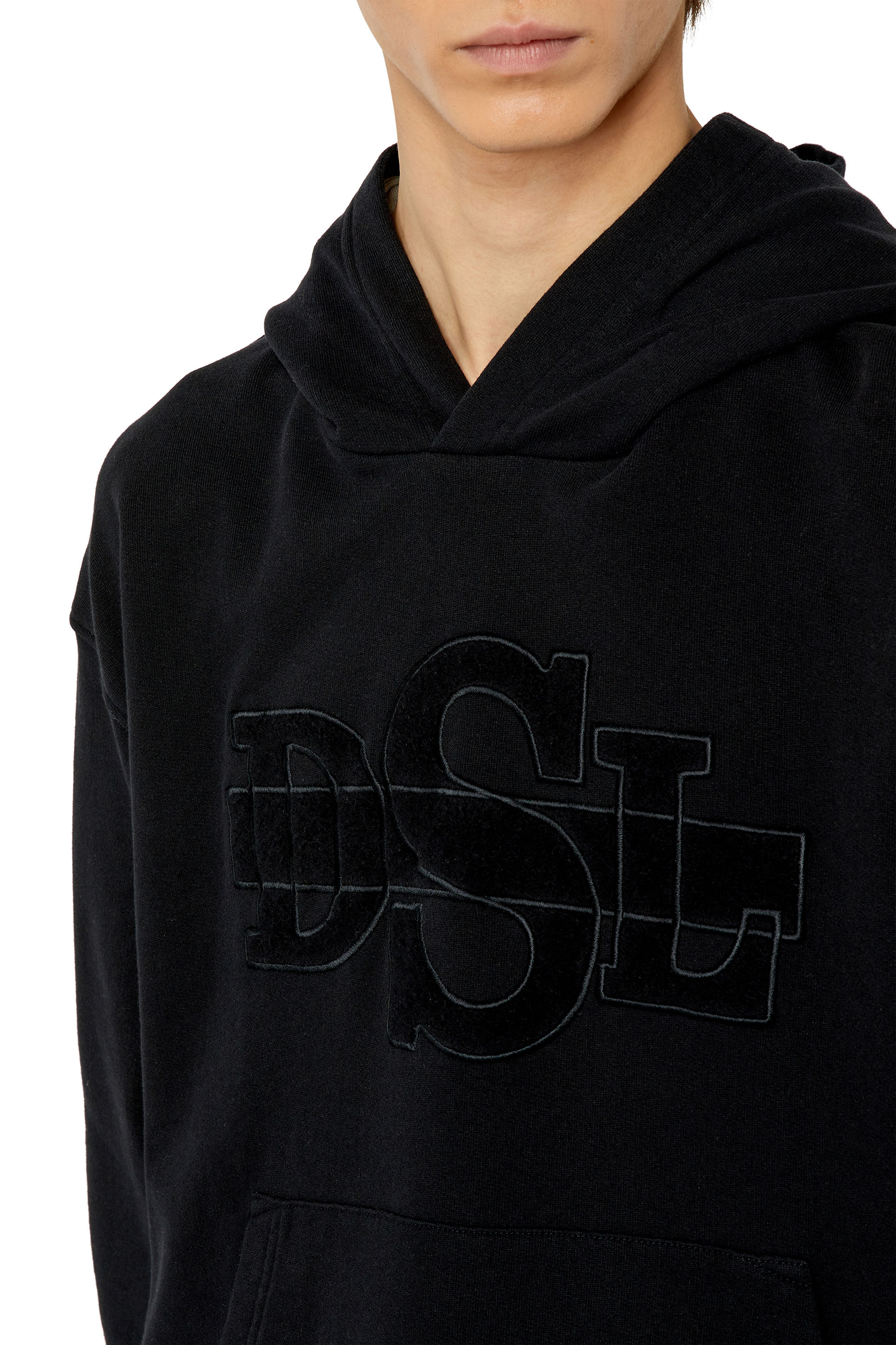 Diesel - S-MACROT-HOOD, Black - Image 5