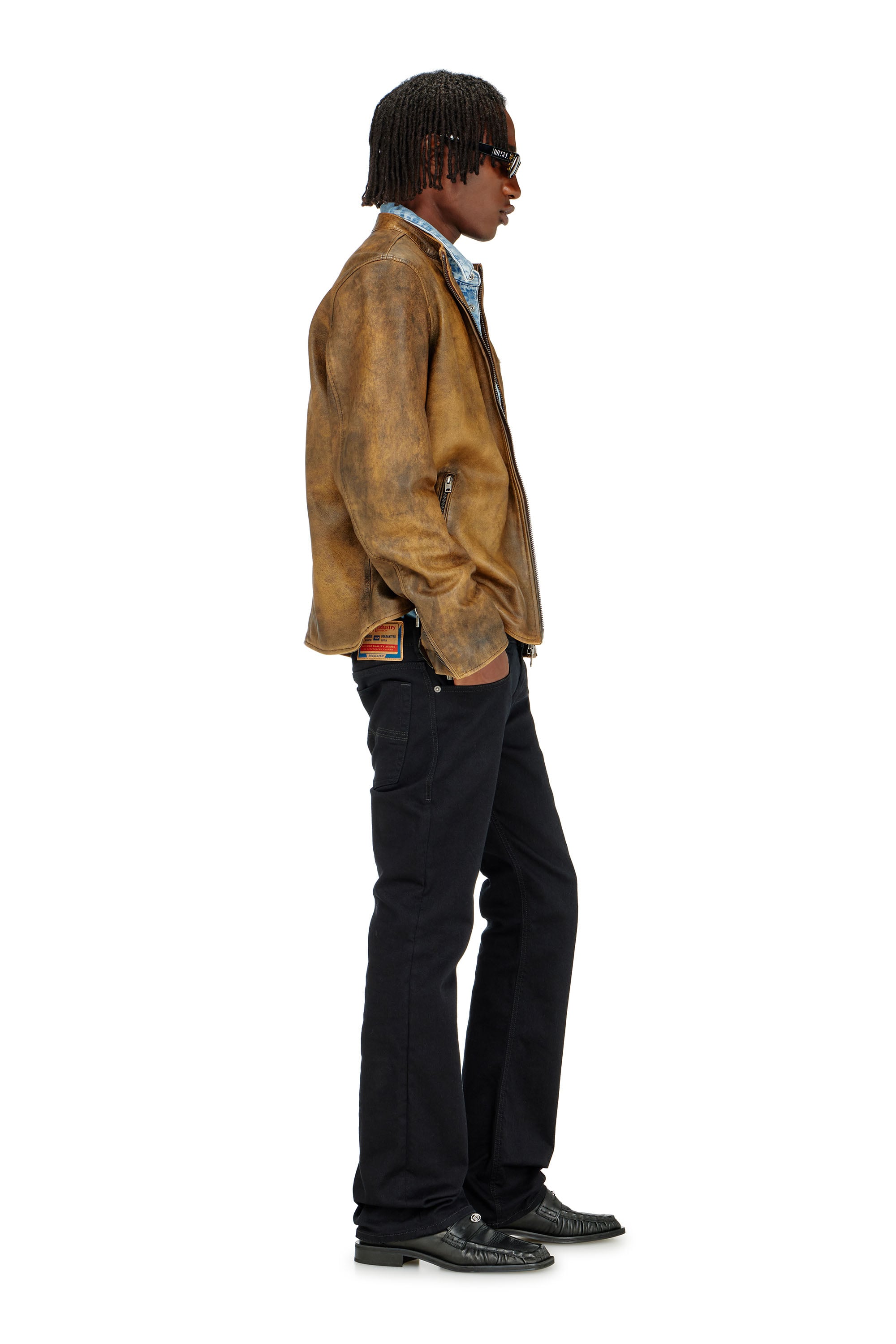 Diesel - Man's Bootcut Jeans 2007 Zatiny 0688H, Black/Dark grey - 3
