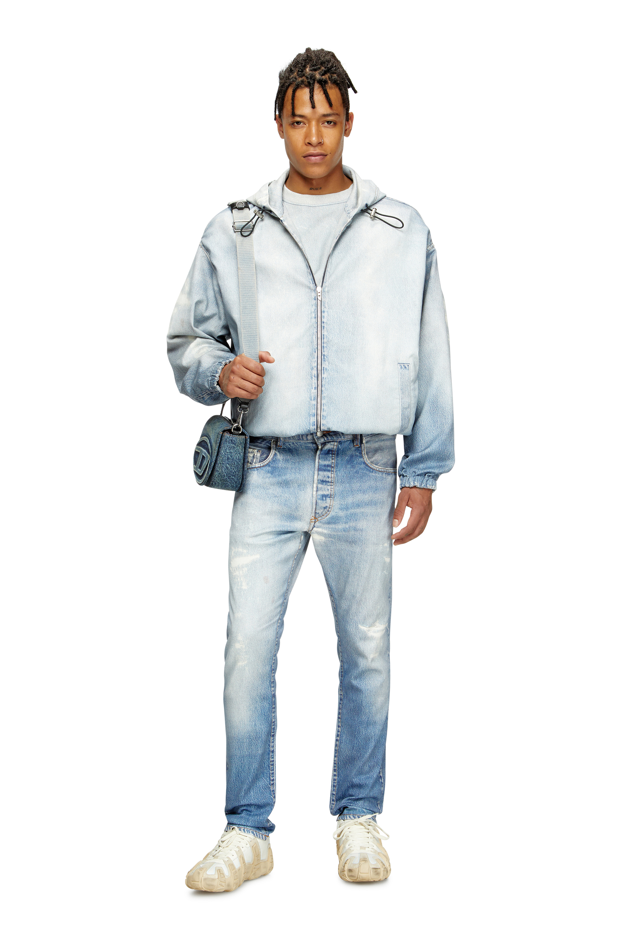 Diesel - 1DR CAMERA BAG, Unisex's 1DR Camera Bag-Camera bag in solarised denim in Blue - 2