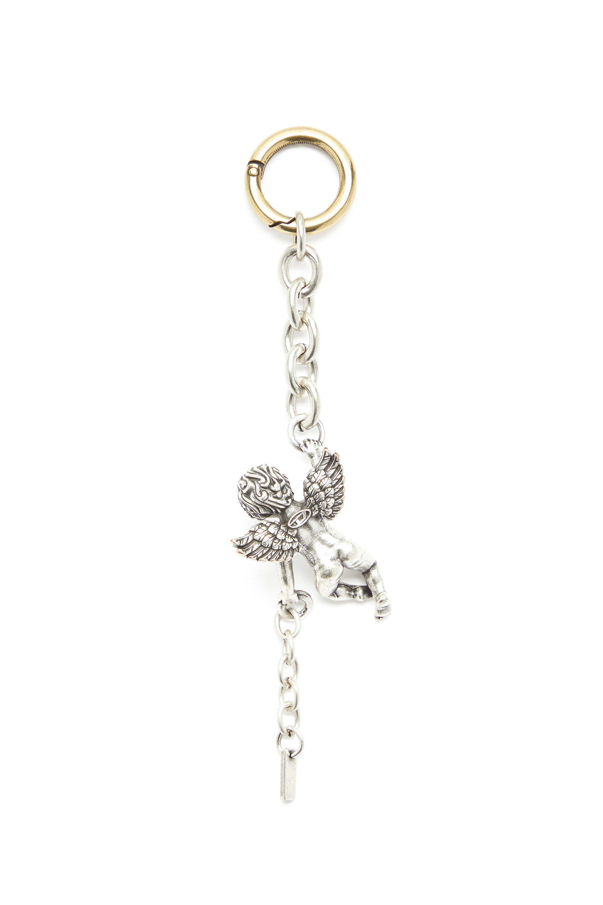 Diesel - CHARM-ANGEL, Woman's Metal cherub charm in Silver - 3