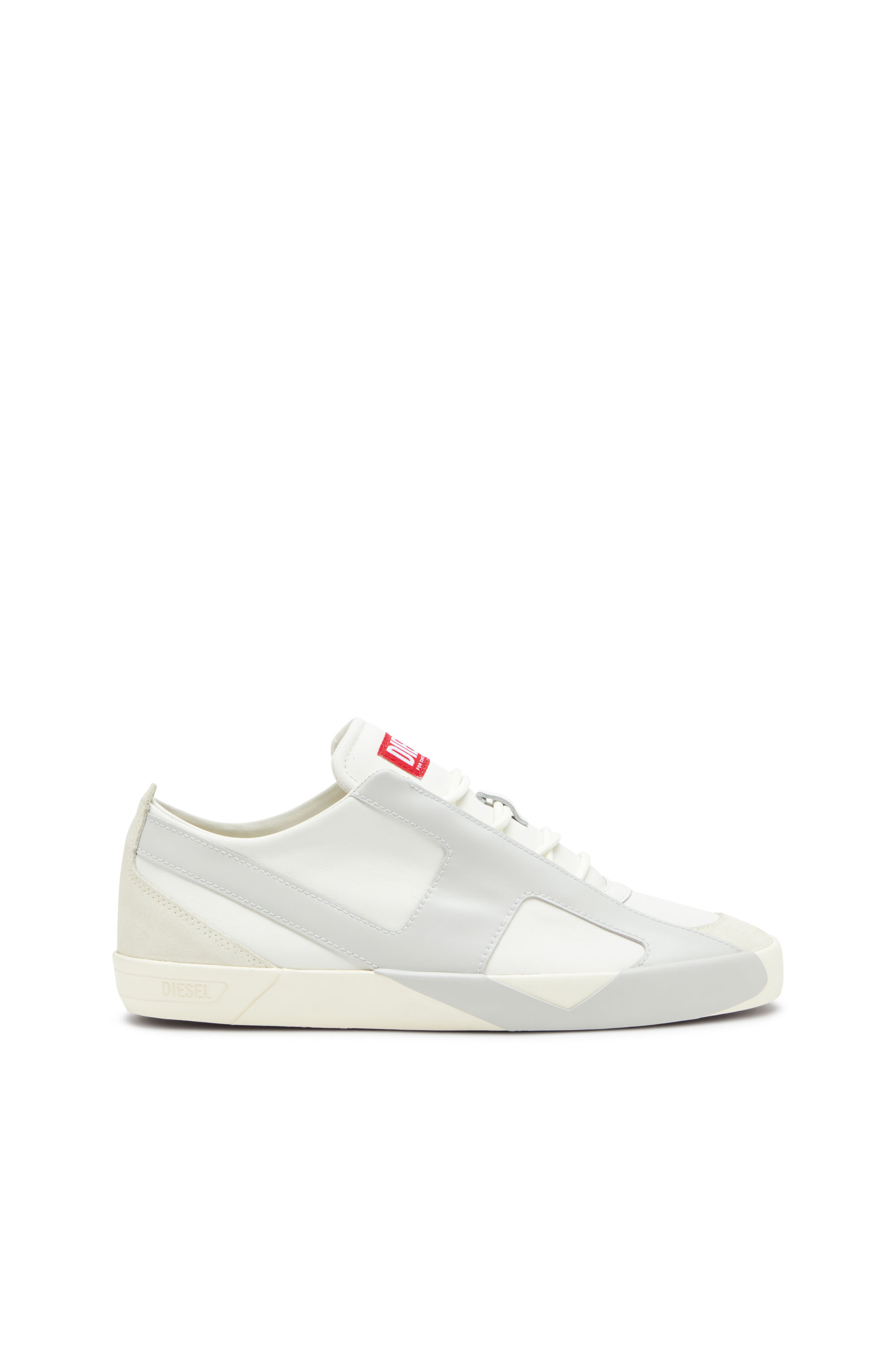 Diesel - S-SLANTE-D LOW, Man's Sneakers in suede and leather with D logo in null - 1