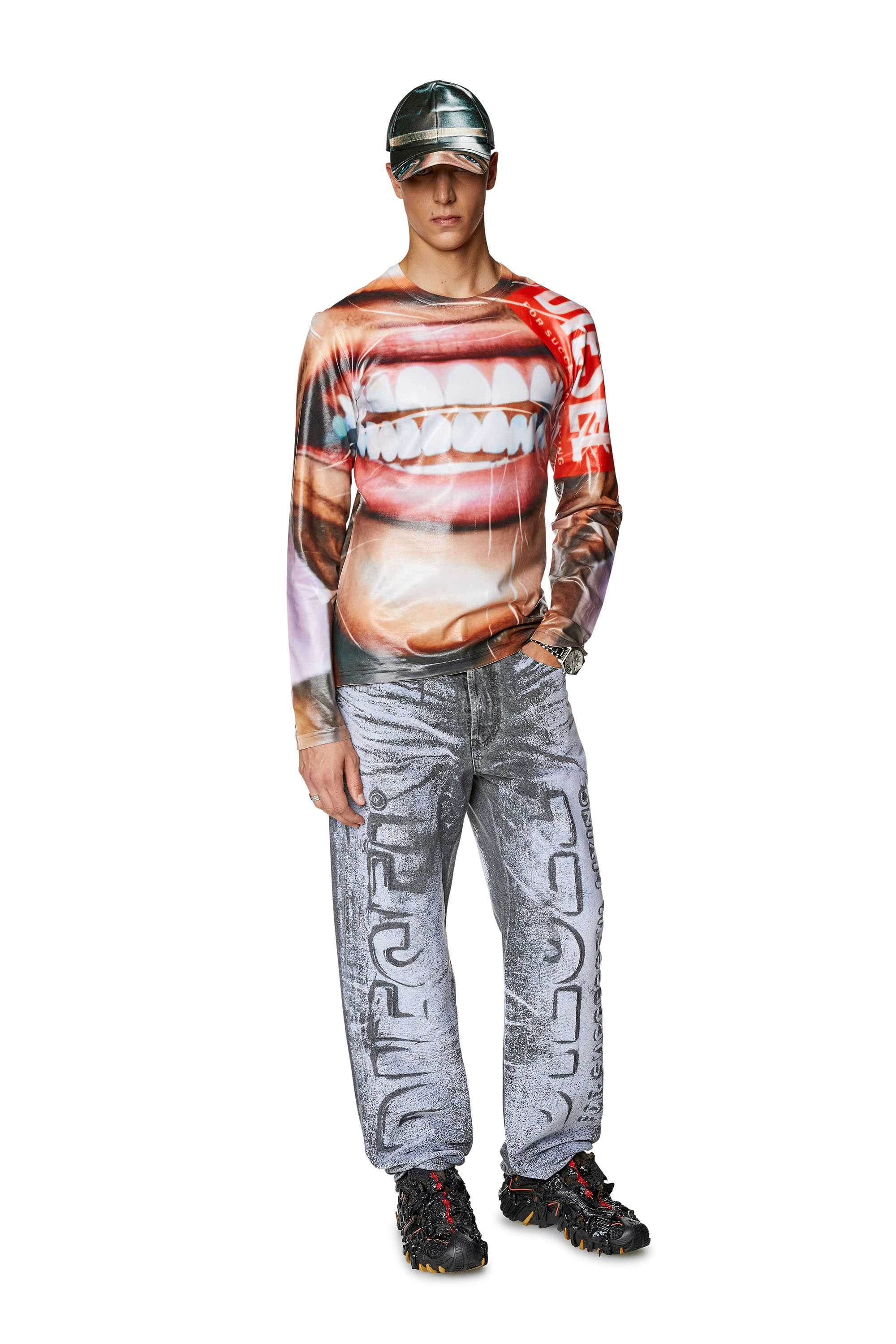 Diesel - Straight Jeans 2010 D-Macs 007T5, Grey - Image 1