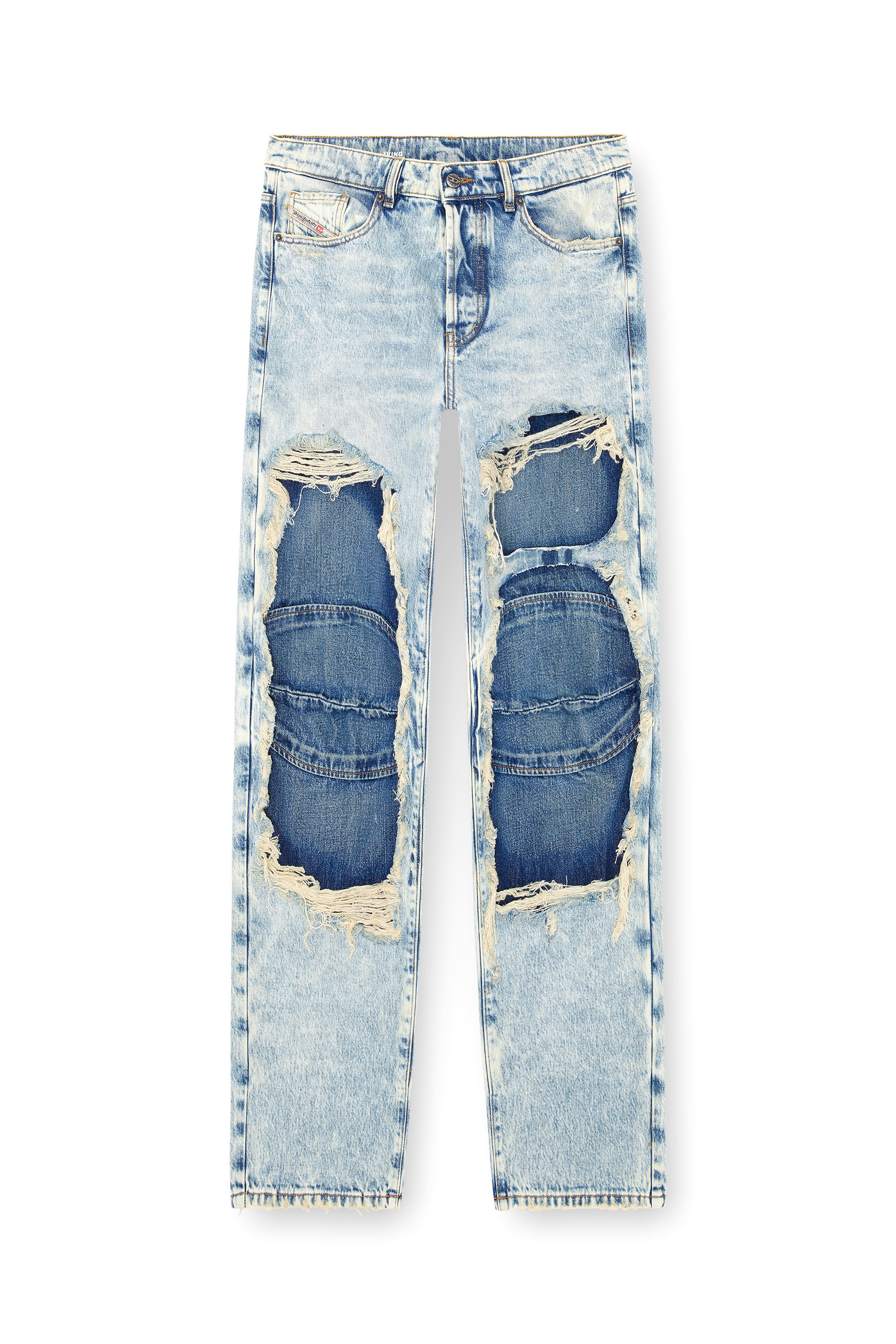 Diesel - Unisex's Relaxed Jeans D-Fire 0AJEN, Light Blue - 7