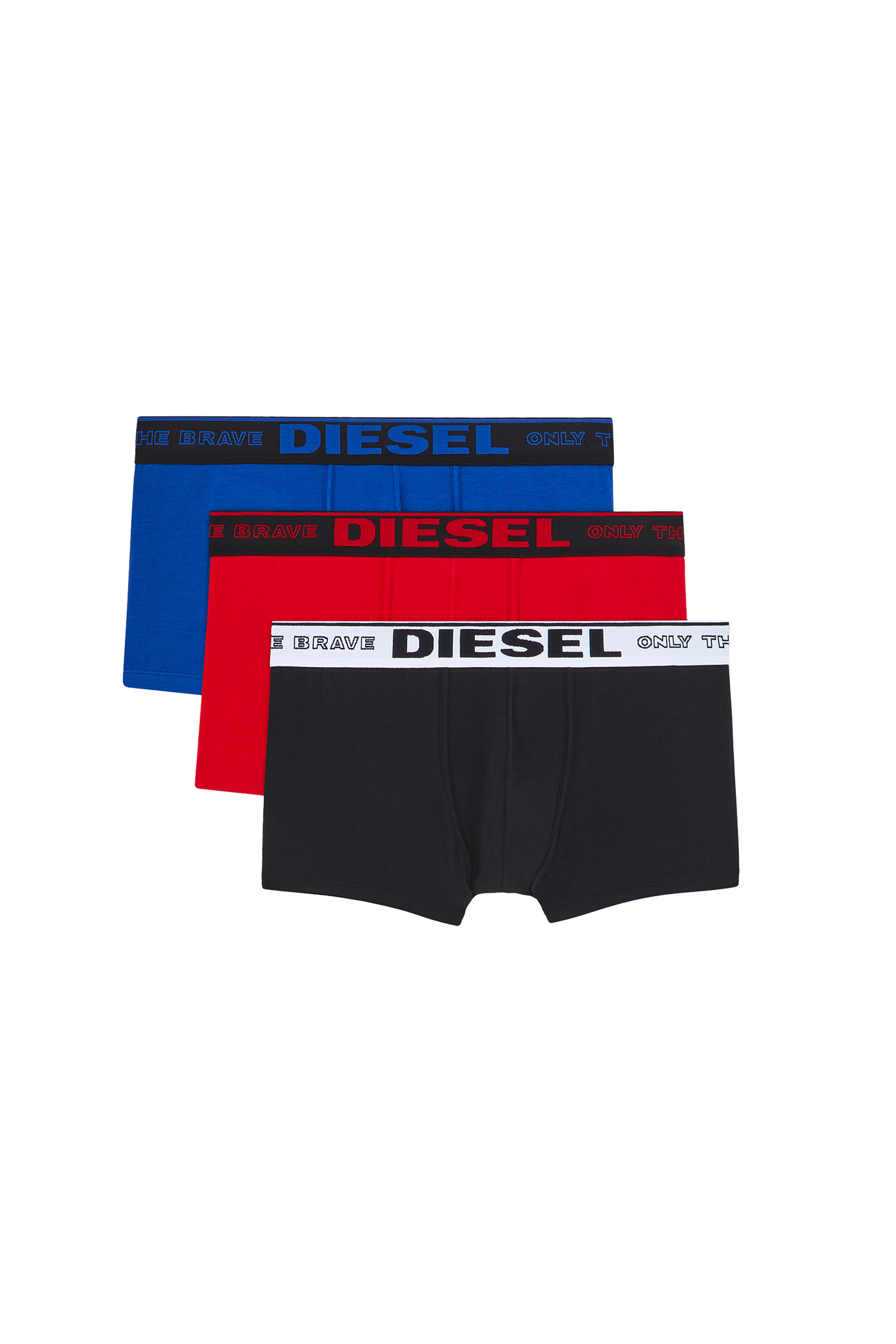 UMBX-DAMIENTHREEPACK, Black/Blue - Trunks