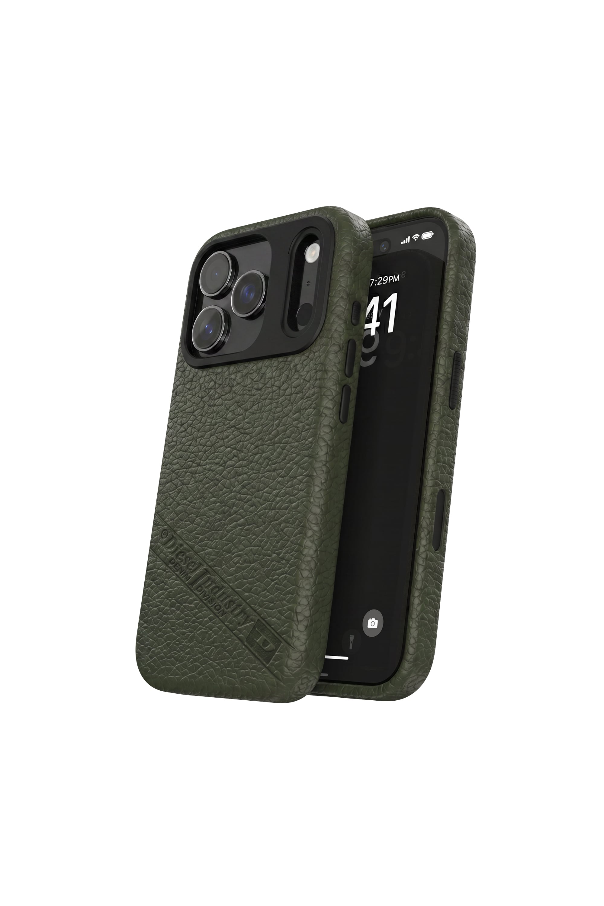 Diesel - 60647 MOULDED CASE, Unisex's Flag D case with MagSafe for iPhone 17 Pro in Dark Green - 3