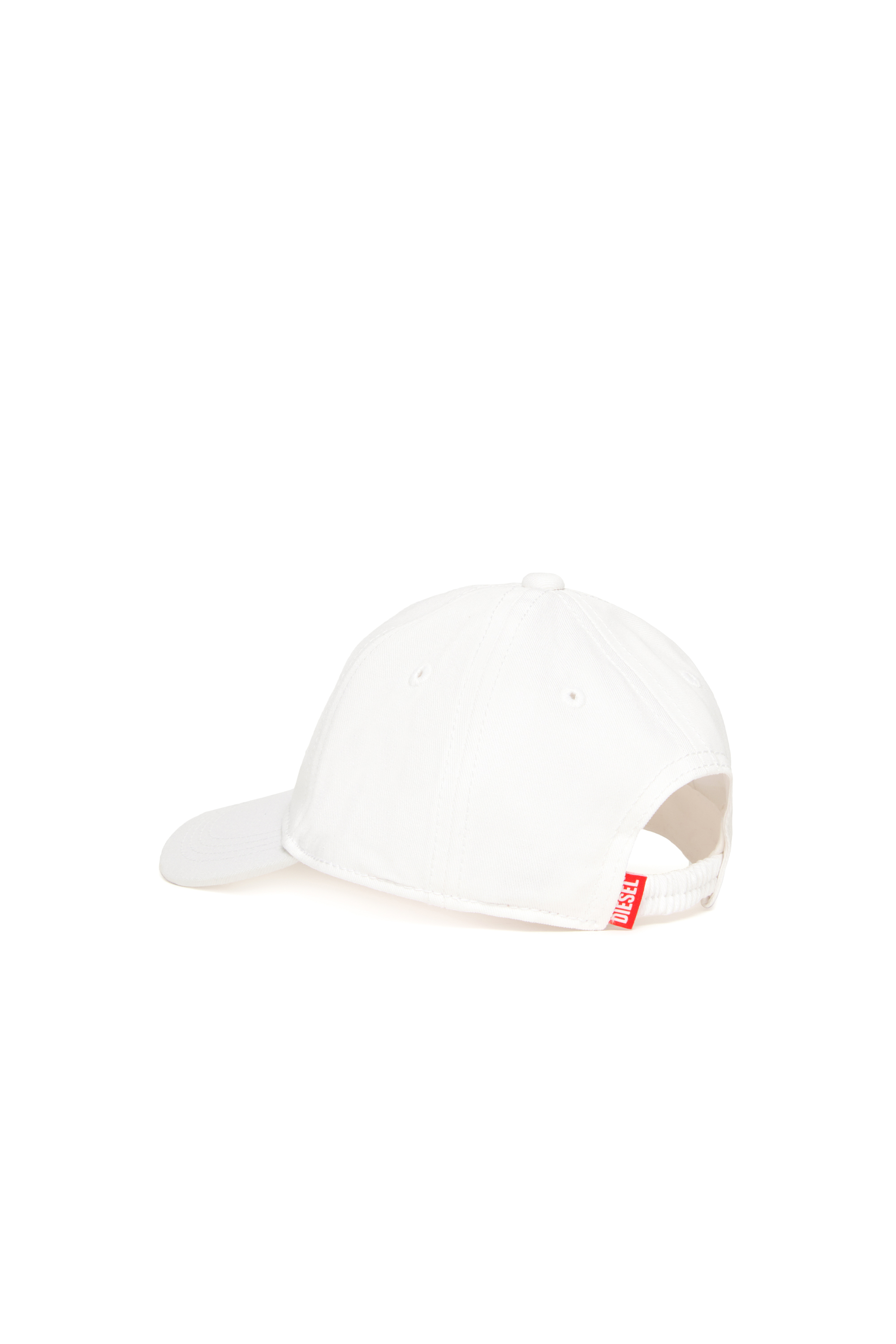 Diesel - FPRITTILB, Unisex's Denim baseball cap with d&eacute;grad&eacute; logo in White - 2