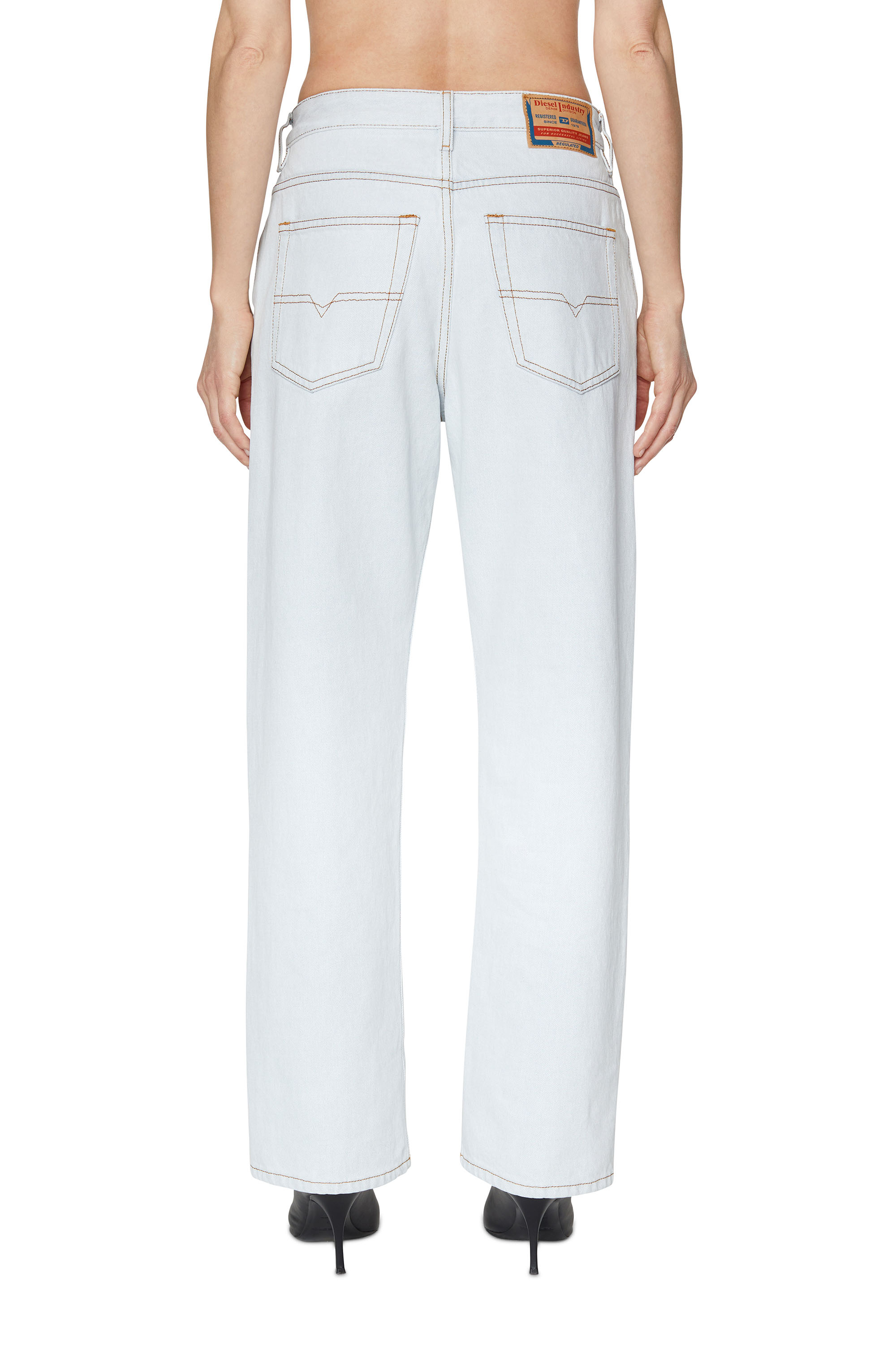 Diesel - Straight Jeans 1999 D-Reggy 0079Z, Light Blue - Image 3