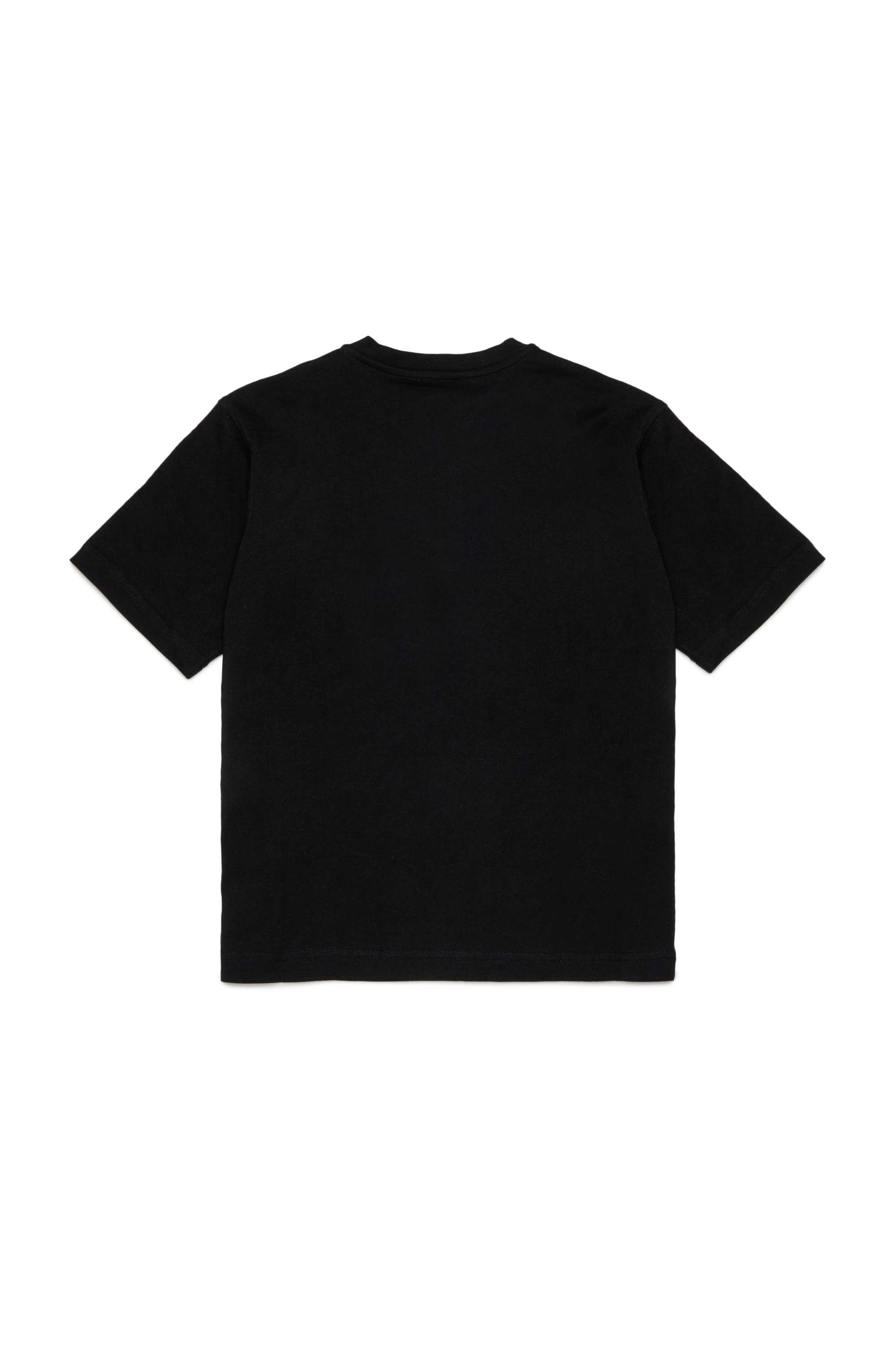 Diesel - THIDE OVER, Man's T-shirt with gradient print in Black - 2