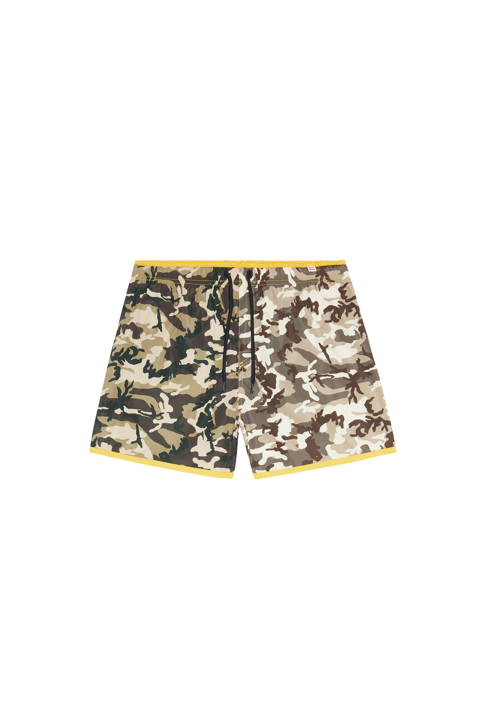 BMBX-WAVE-WF, Brown/Green - Swim shorts