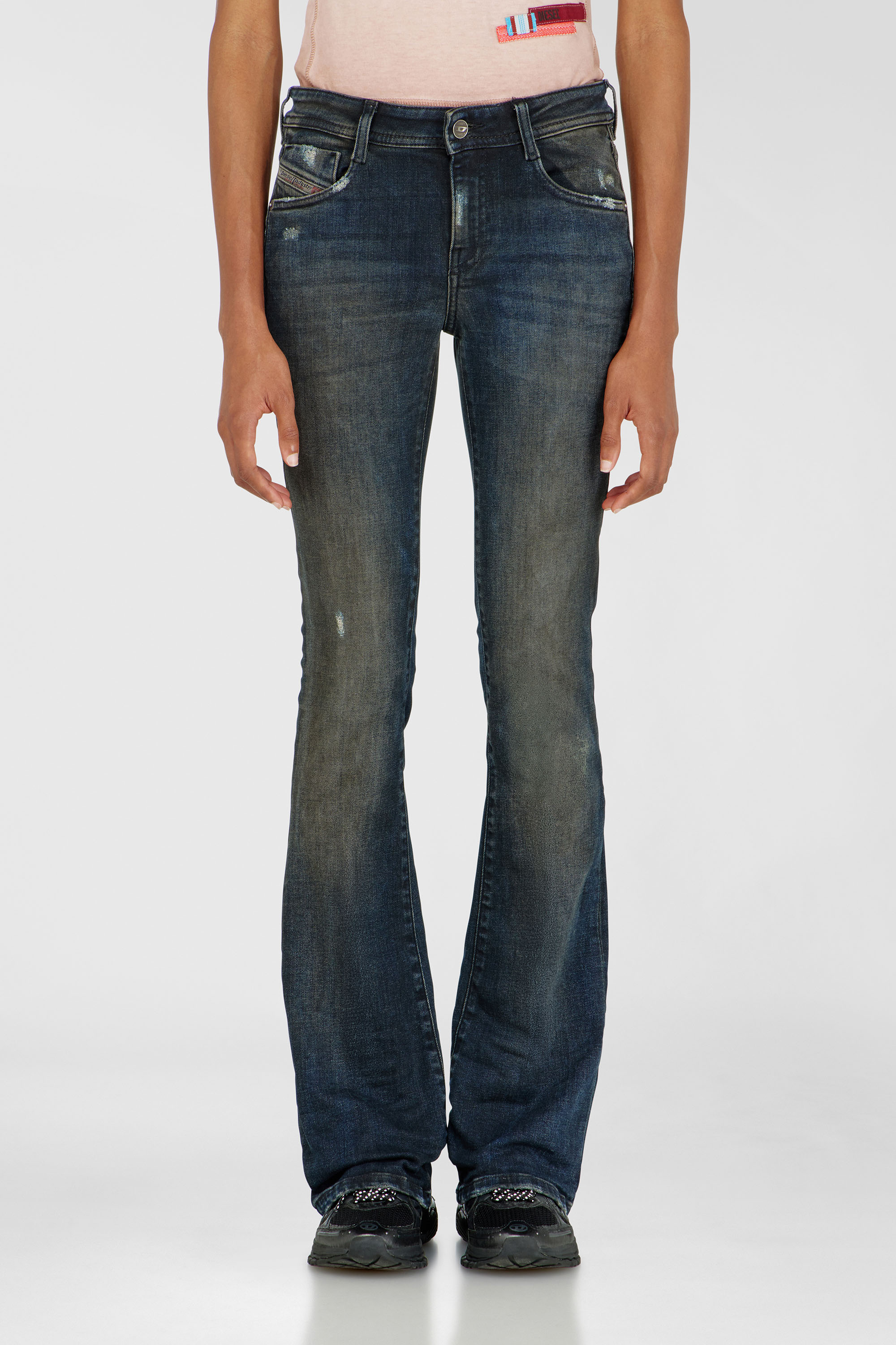 Diesel - Woman's Bootcut Jeans 1969 D-Ebbey 09P69, Dark Blue - 4