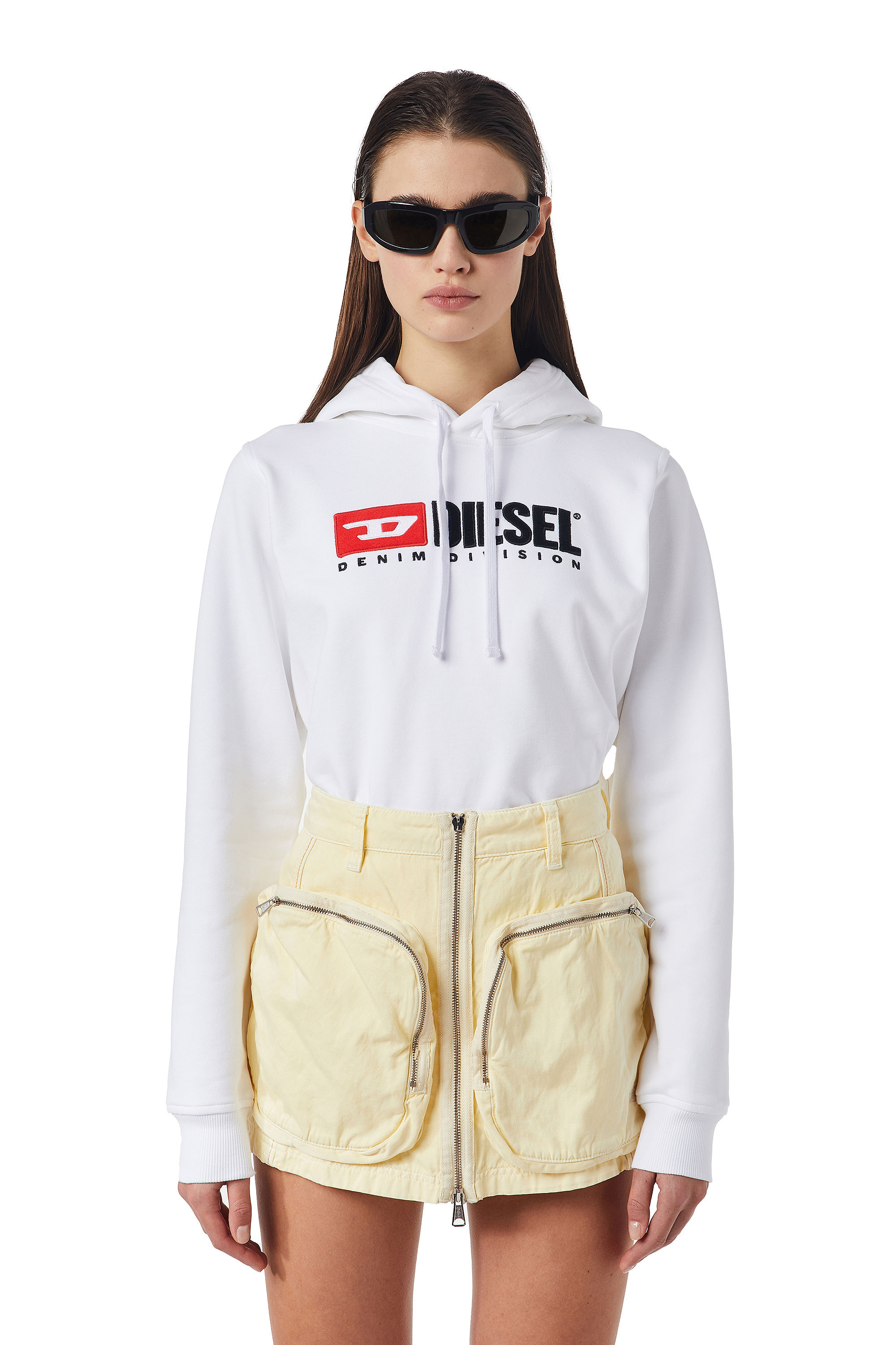 Diesel - F-REGGY-HOOD-DIV, White - Image 1