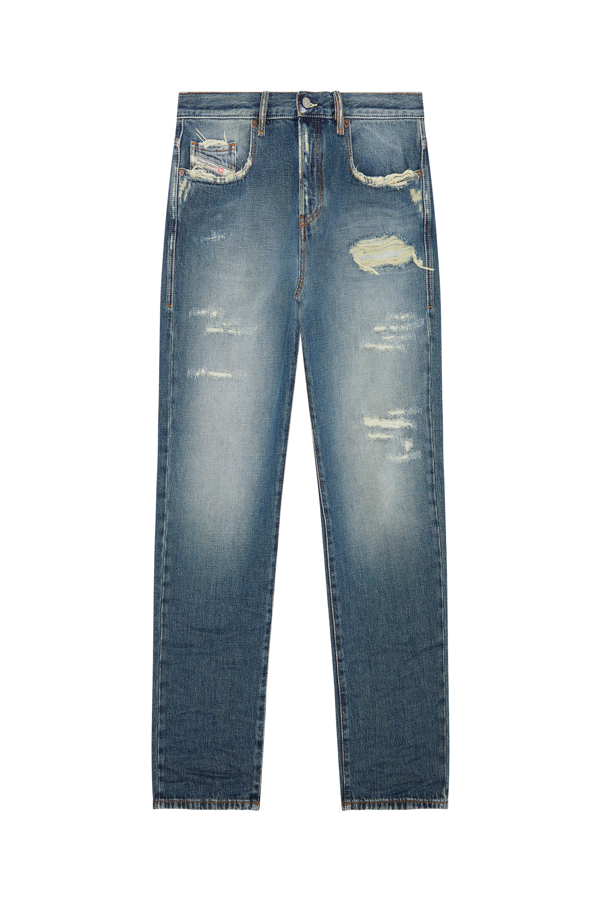 Diesel - Straight Jeans 2020 D-Viker E9C40, Dark Blue - Image 5