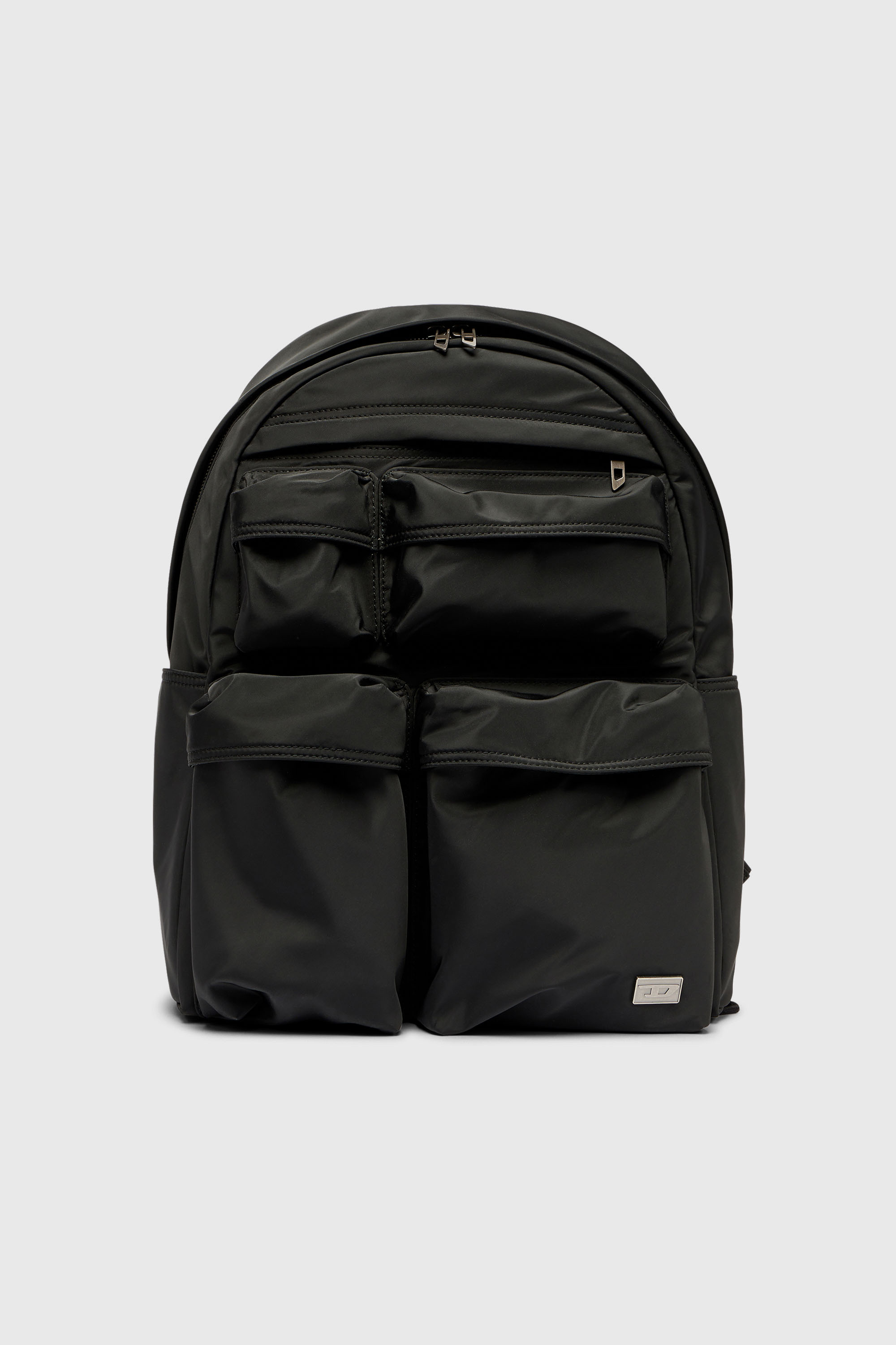 Diesel - MULTI-PKTS BACKPACK X, Unisex's Multi-Pkts-Multipocket backpack in utilitarian shell in Black - 2