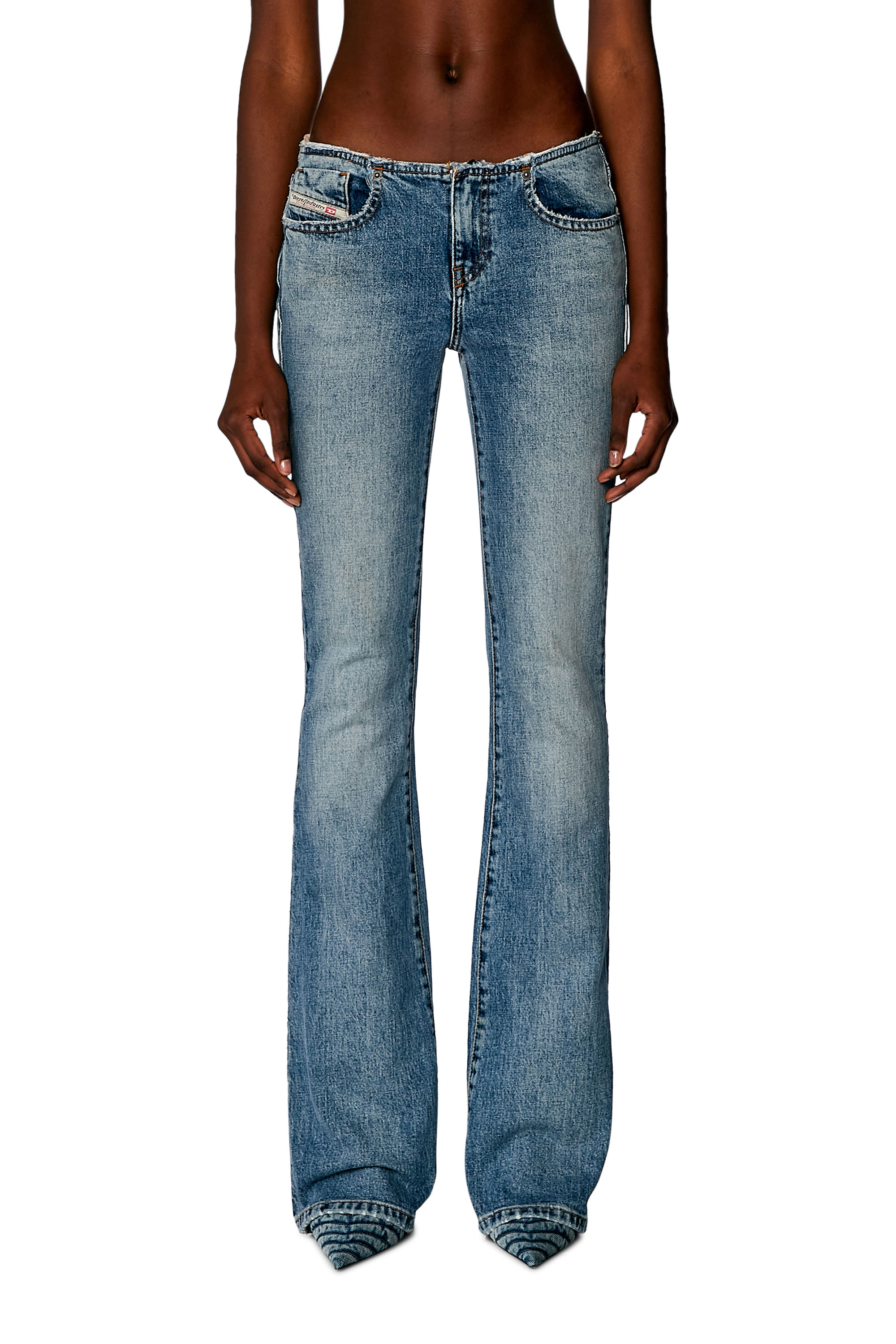 Diesel - Woman Bootcut and Flare Jeans 1969 D-Ebbey 0DQAD, Light Blue - Image 1