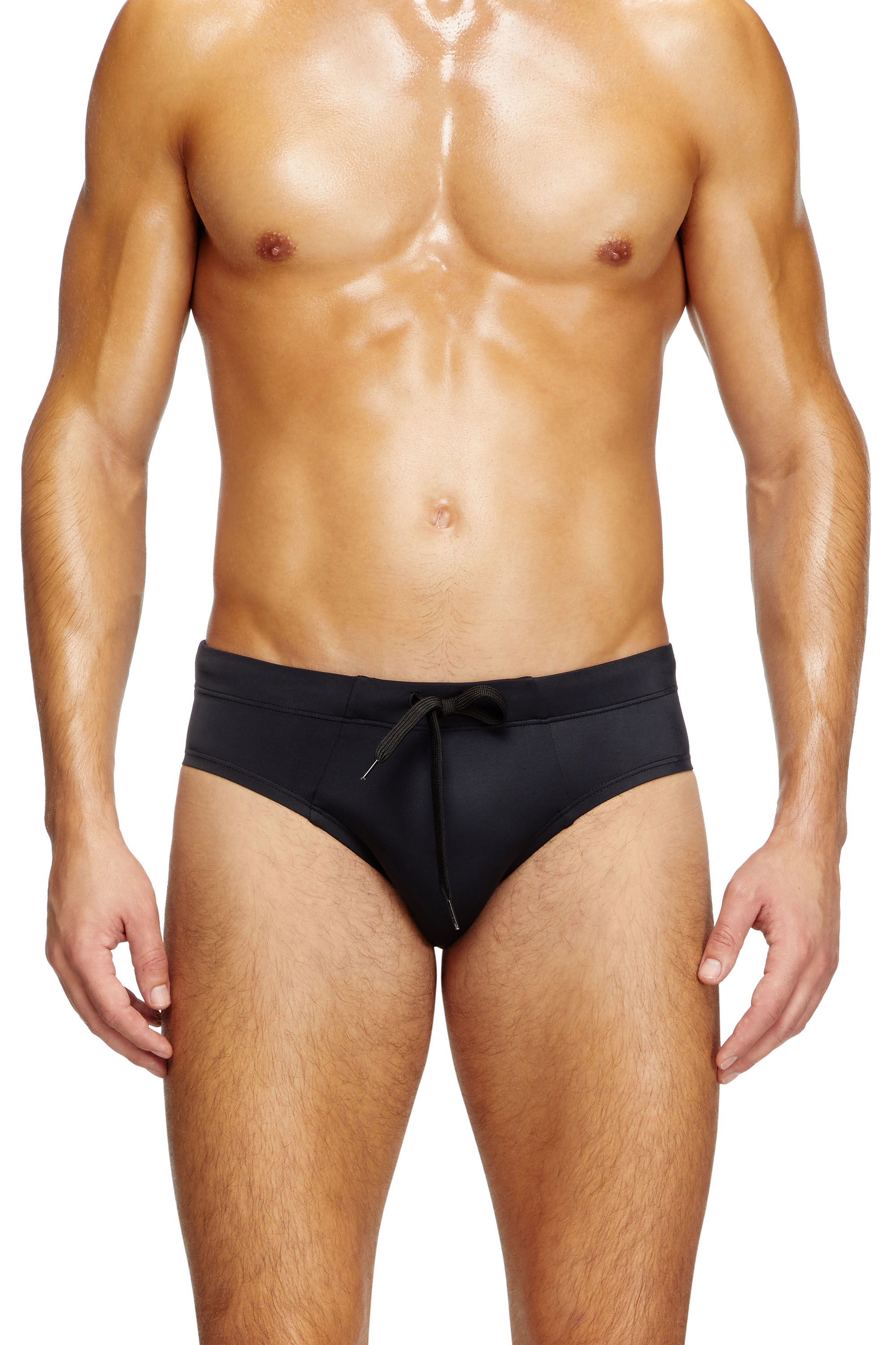 Diesel - ALFIE-D-CORE, Man's Swim briefs with logo back in Black - 2