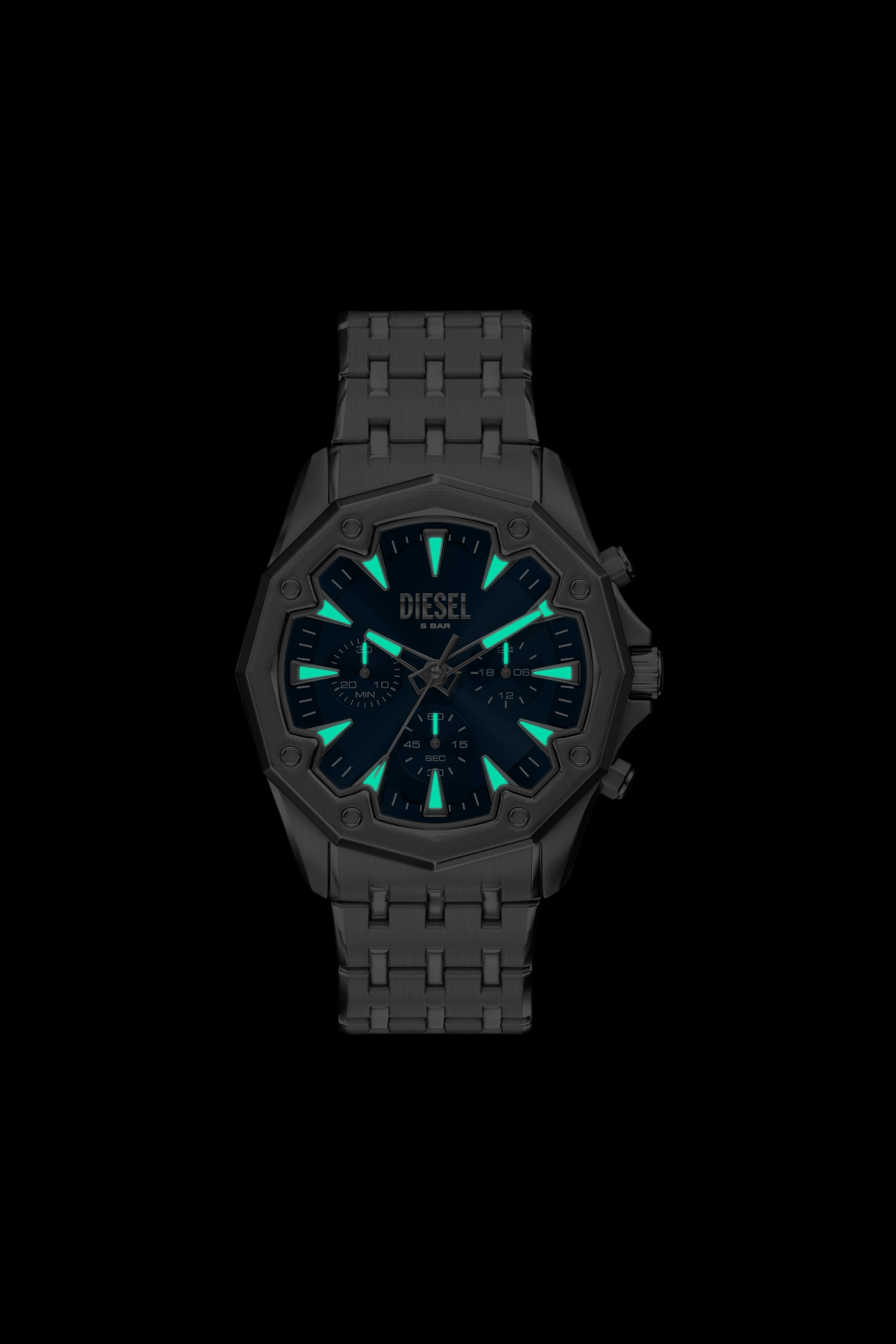 Diesel - DZ4706 WATCH, Man's Stinger Stainless Steel Watch in Silver - 6