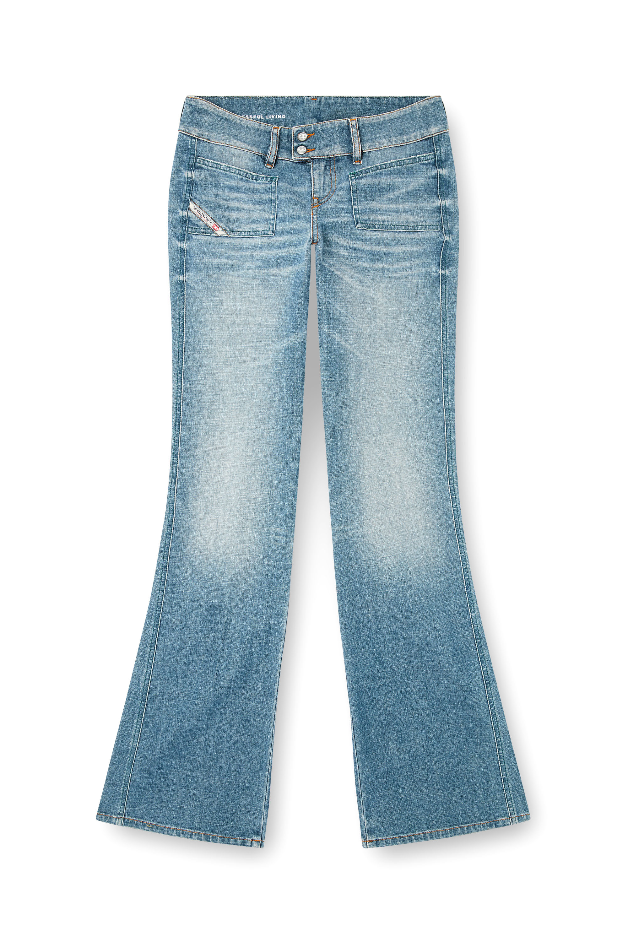 Diesel - Woman's Bootcut Jeans D-Hush 09M58, Medium blue - 3