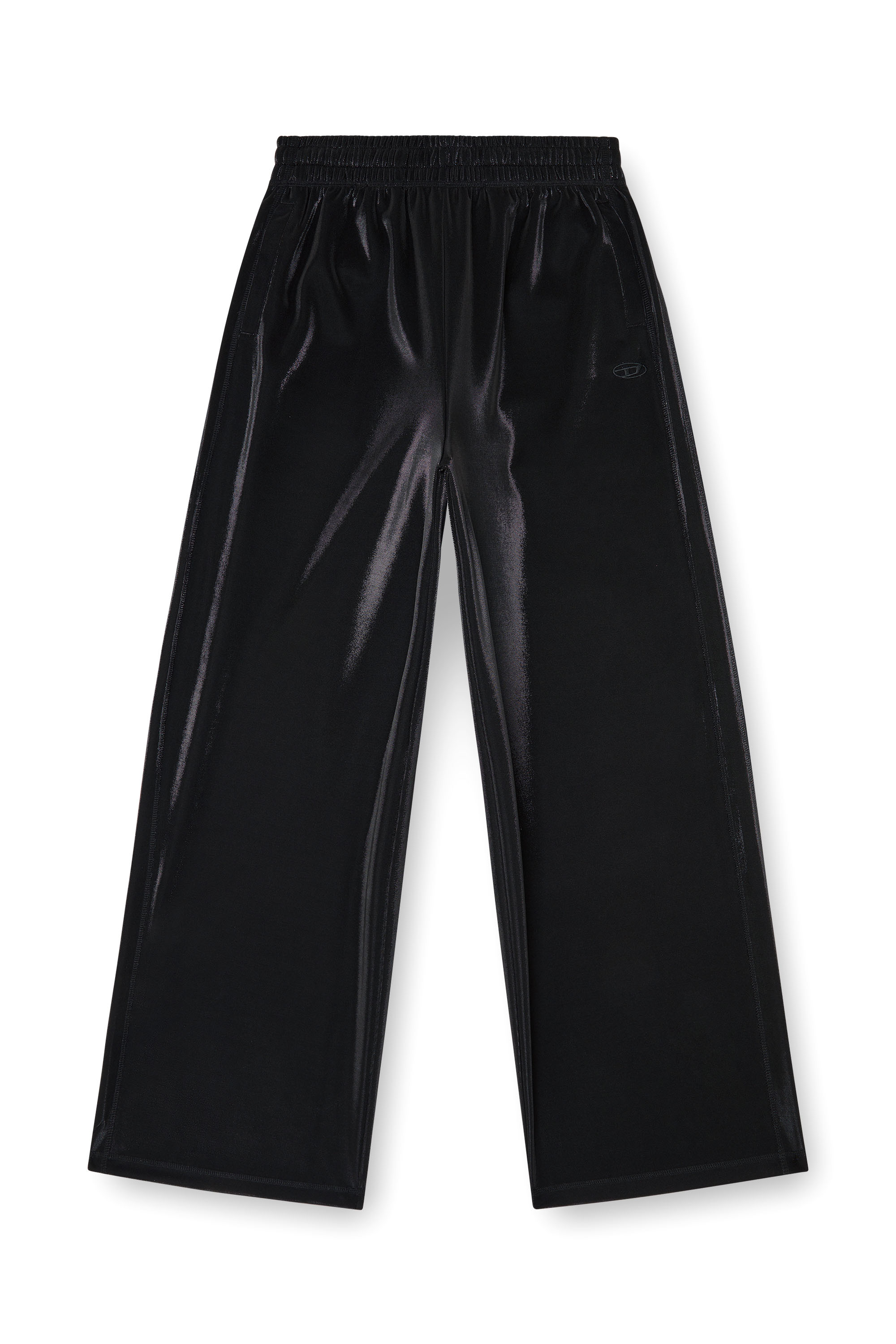 Diesel - P-ROSY, Woman's Sweatpants in shiny piquet fabric in null - 4