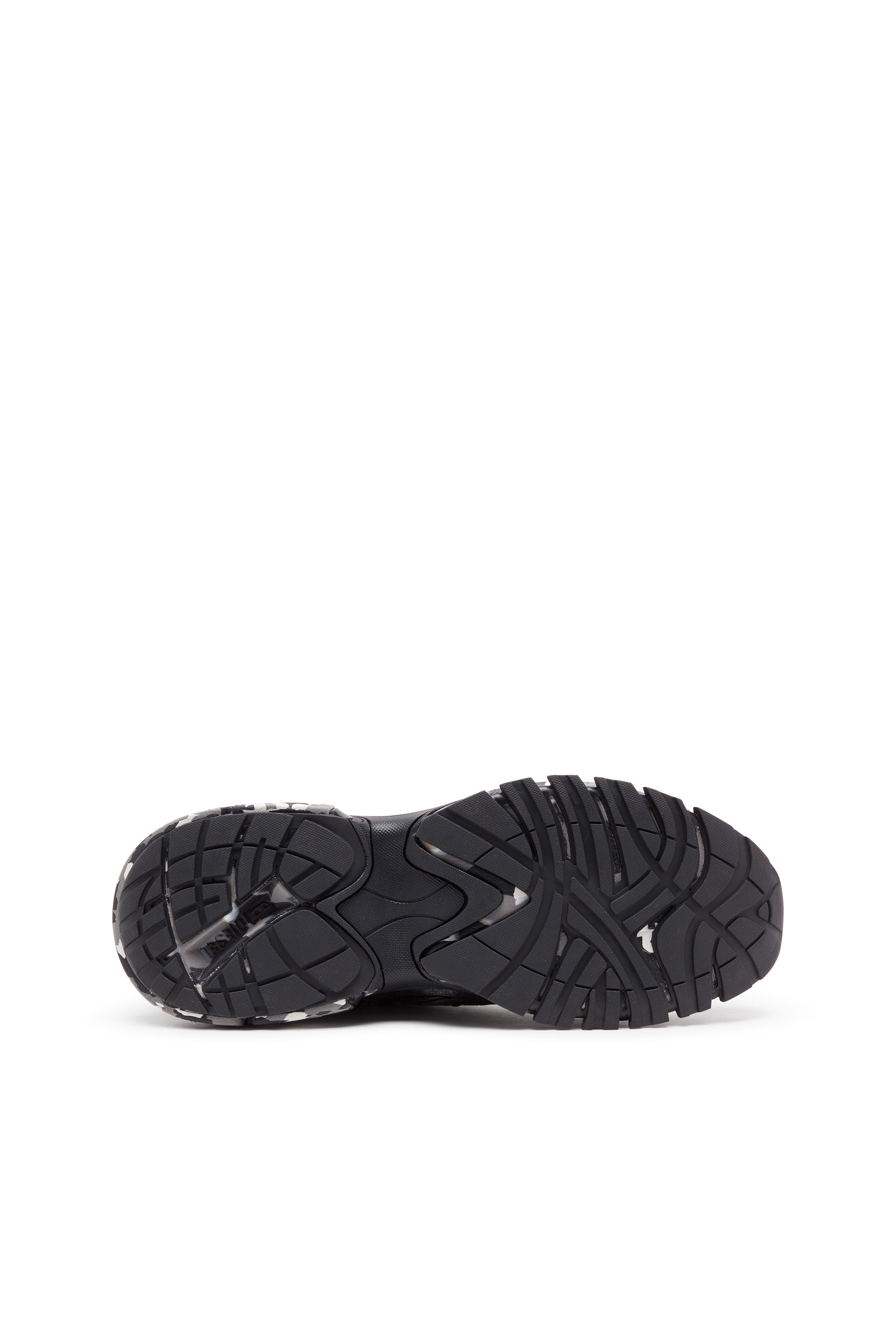 Diesel - S-SERENDIPITY PRO-X1, Man S-Serendipity-Tie-dye canvas sneakers with camo sole in Black - Image 4