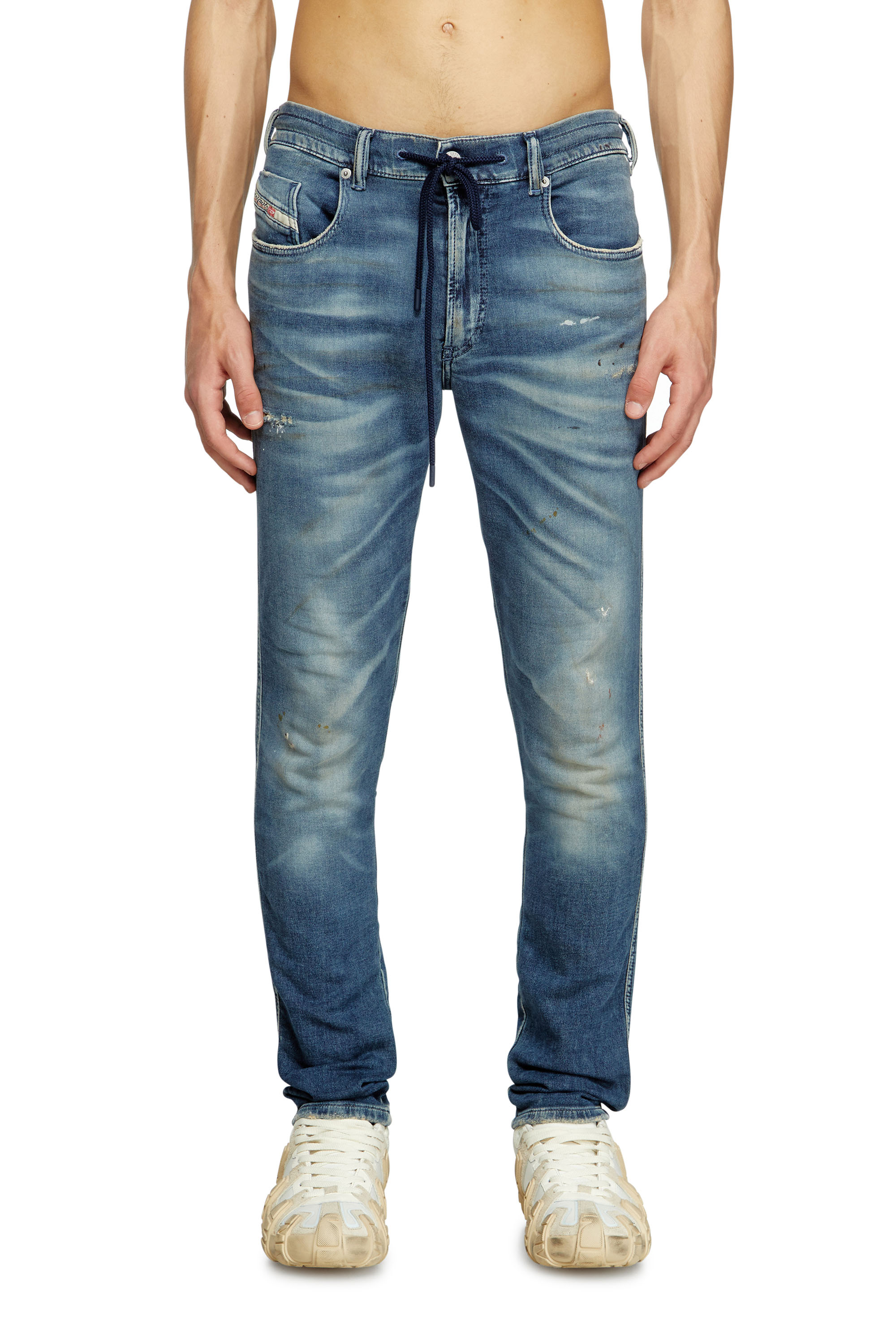Diesel - Man's Slim 2062 D-Strukt Joggjeans® 068RY, Dark Blue - 1