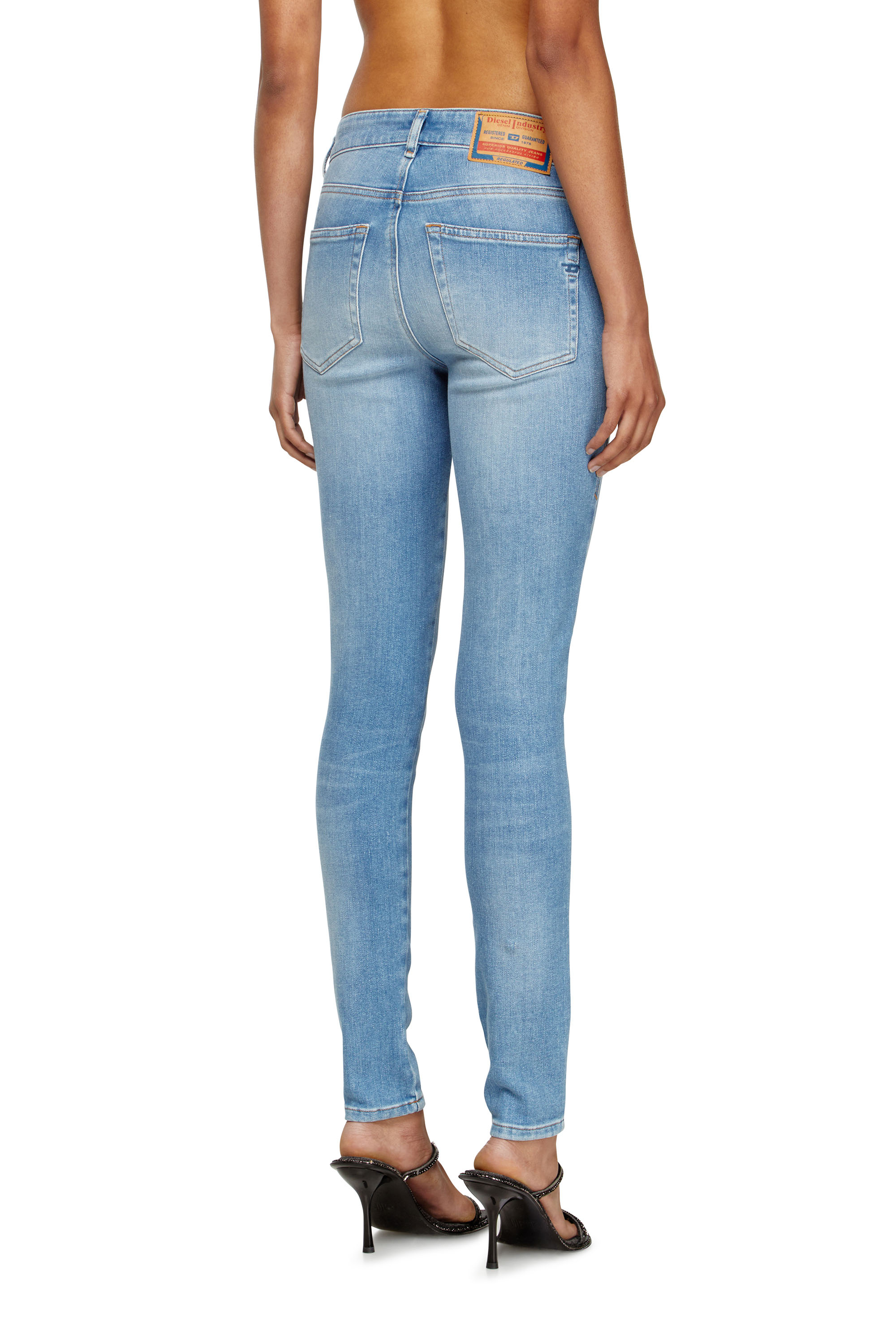 Diesel - Woman's Skinny Jeans 2017 Slandy 09L94, Light Blue - 4