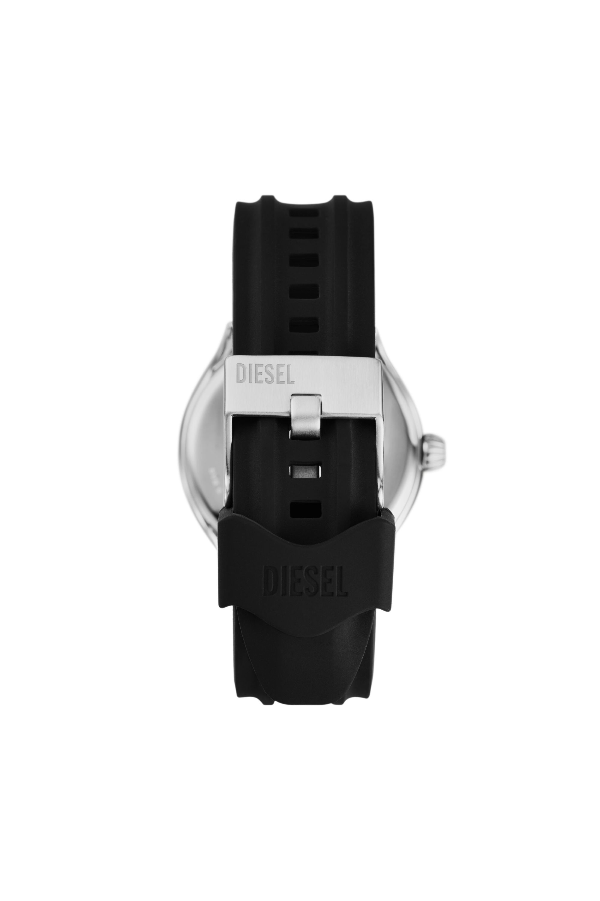 Diesel - DZ2202, Man Streamline three-hand black silicone watch in Black - Image 2
