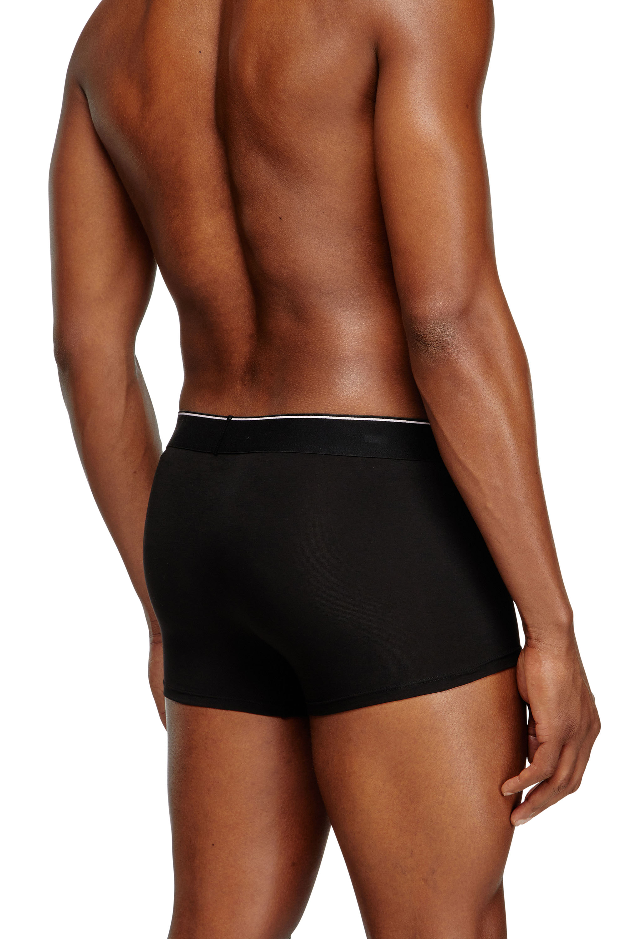 Diesel - UMBX-DAMIENTHREEPACK, Man's Three-pack of plain boxer in Black/Pink - 4