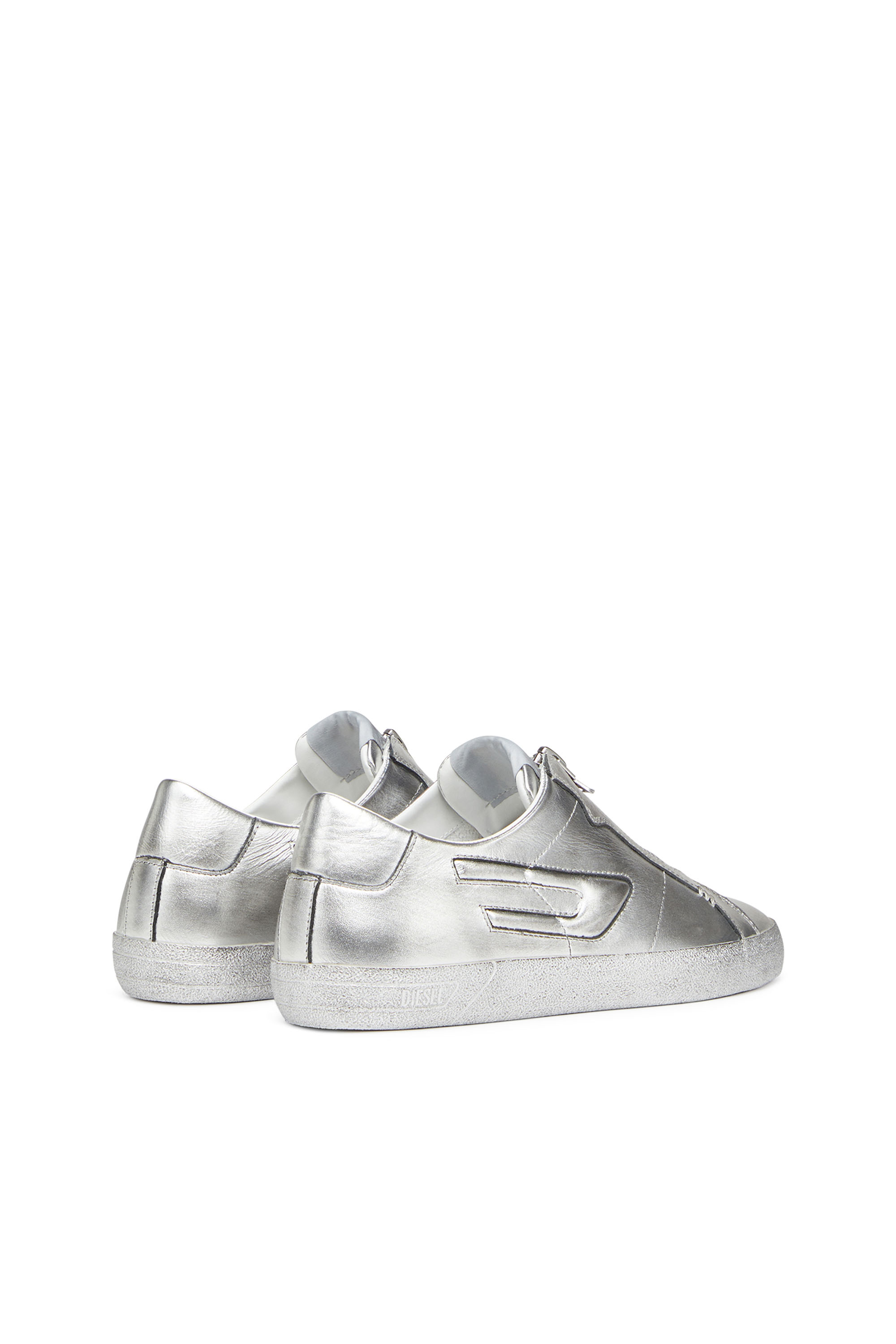 Diesel - S-LEROJI ZIP LOW W, Silver - Image 3