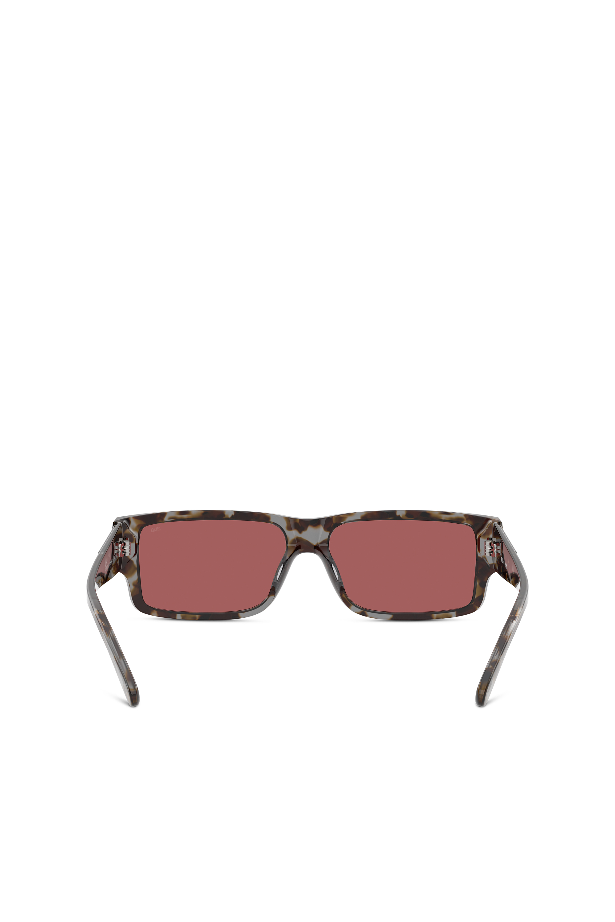 Diesel - 0DL2003 SIZE 57, Man's Rectangle sunglasses in Red - 3