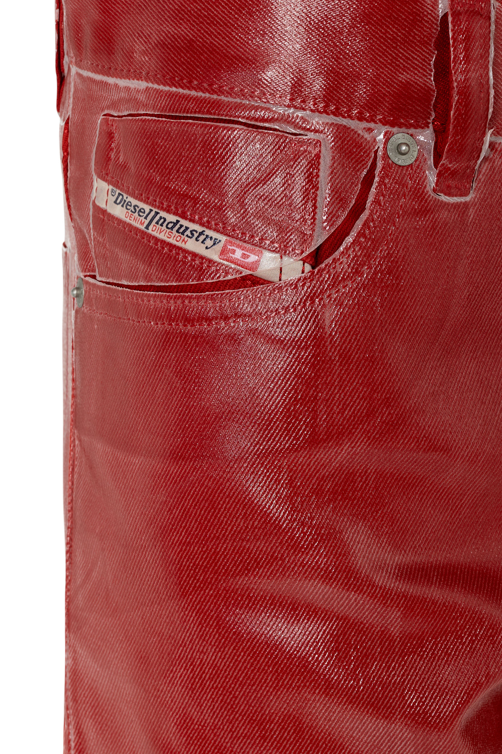 Diesel - 1995 D-Sark 09E50 Straight Jeans, Red - Image 3