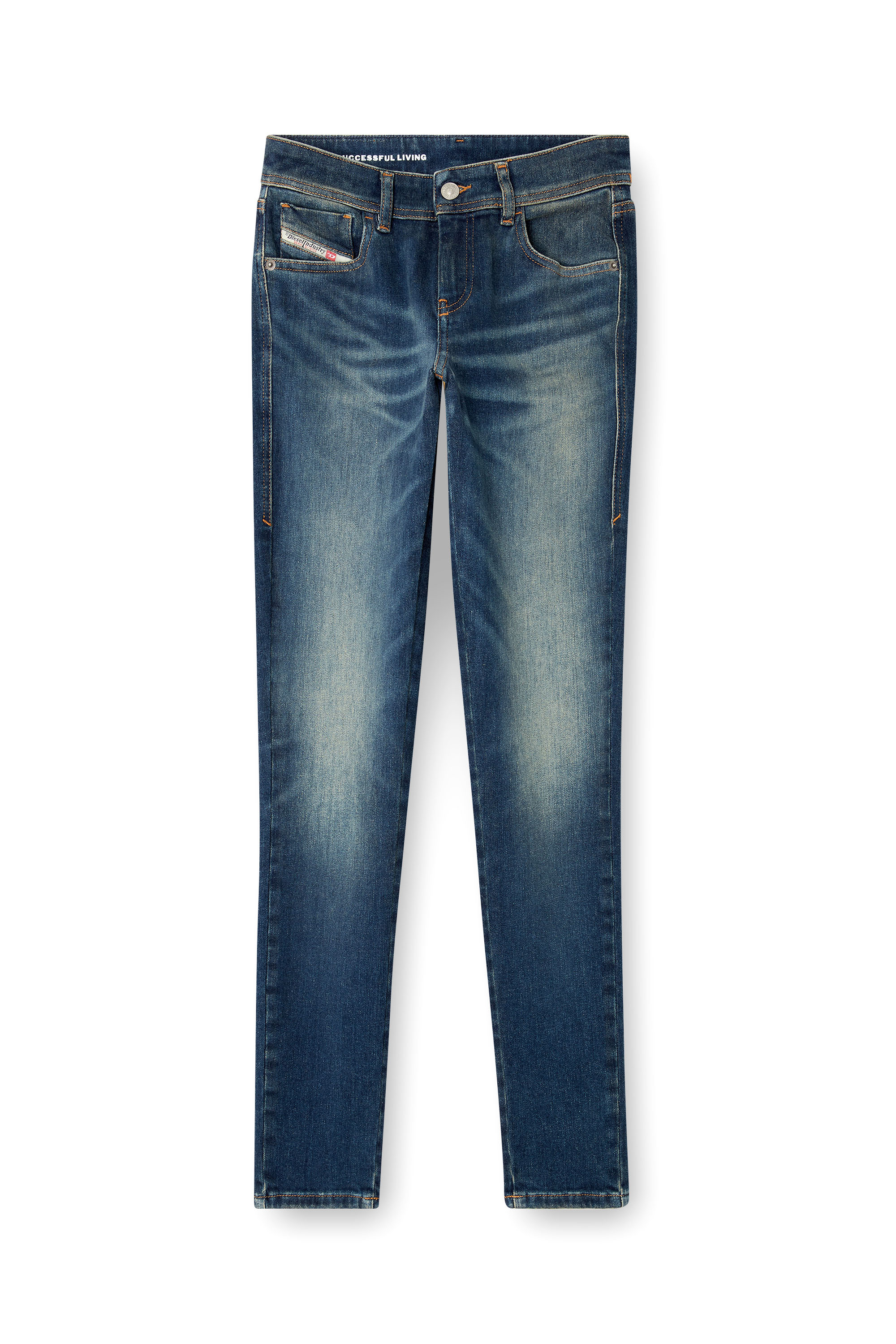 Diesel - Woman's Skinny Jeans 2017 Slandy 09L95, Medium blue - 3