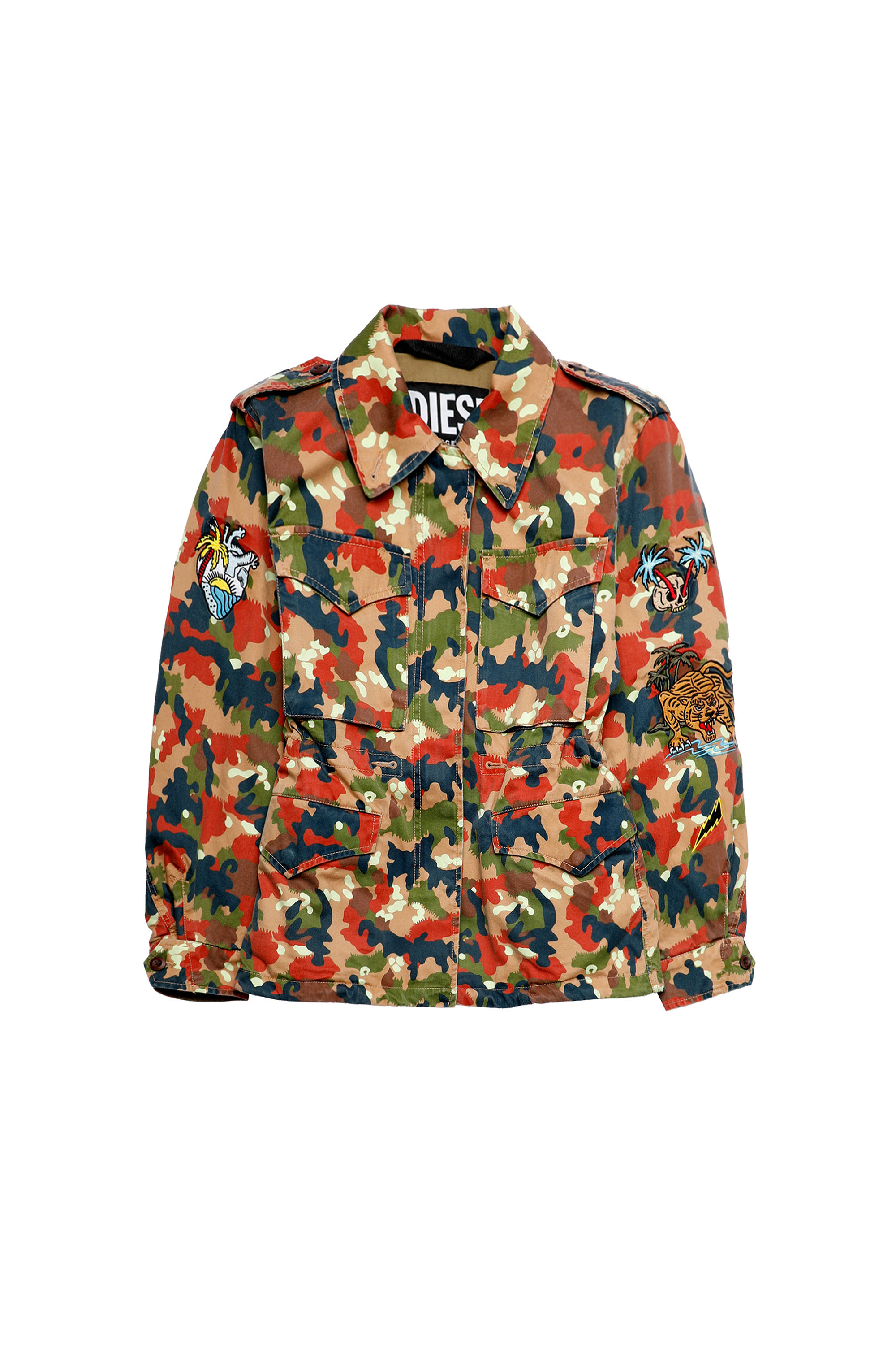 G-CLAUDIA-CMF, Green/Brown - Jackets