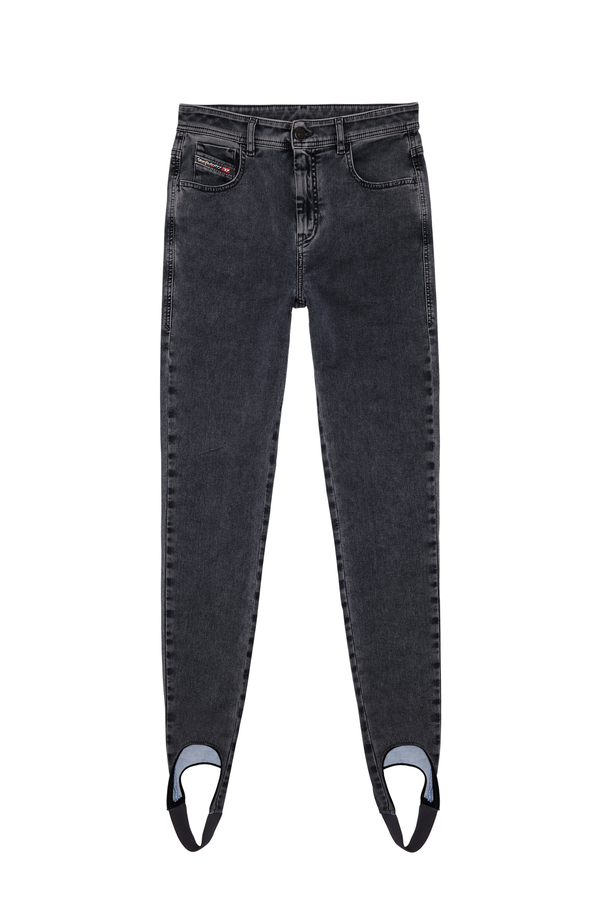 Diesel - Slandy Joggjeans® 069ZM Super skinny, Black/Dark grey - Image 6