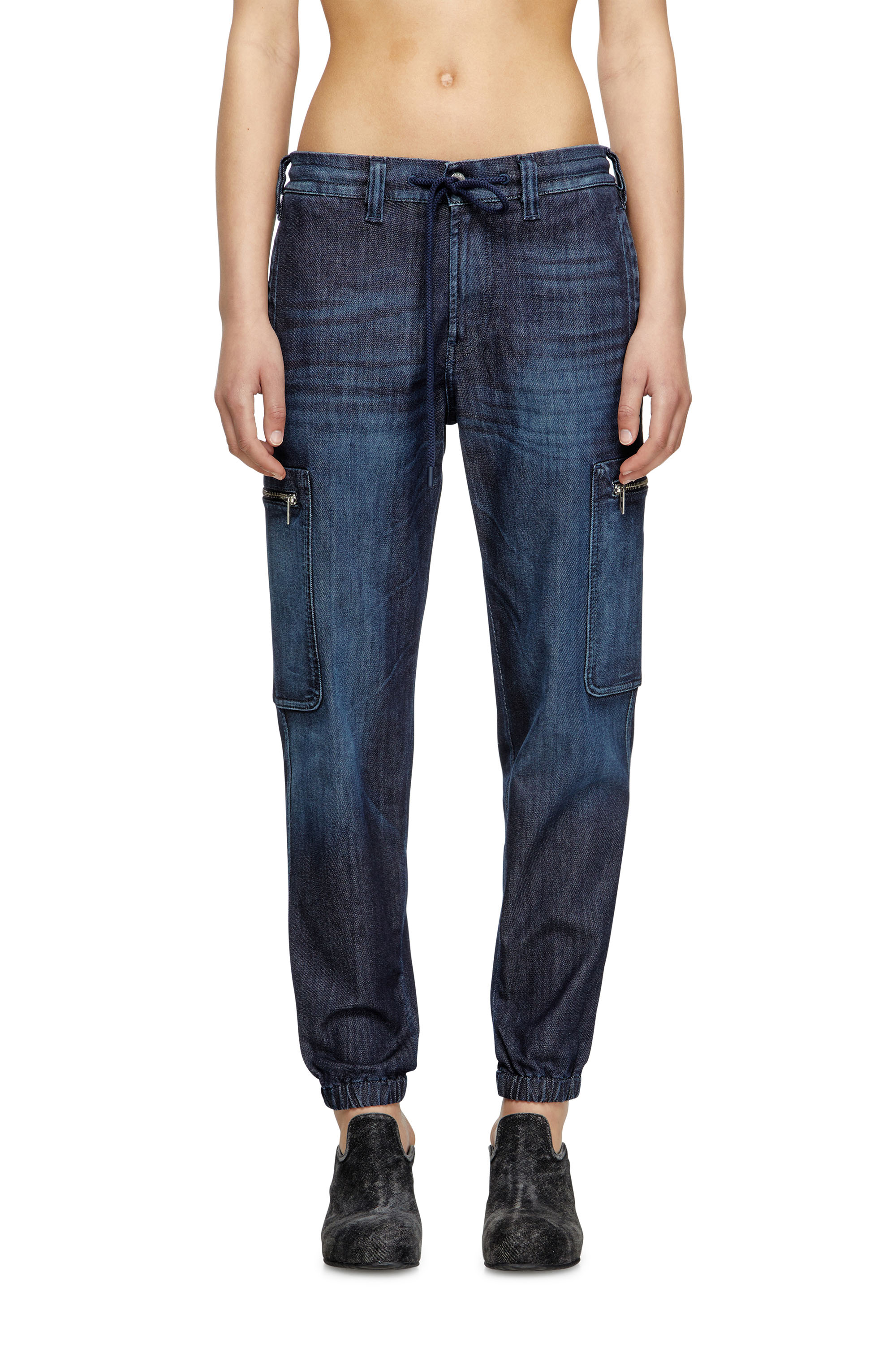 Diesel - Unisex's Slim D-Lab JoggJeans® 09L11, Dark Blue - 6